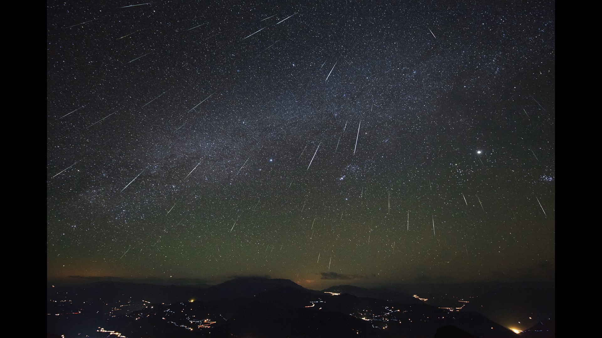 When does the meteor shower peak?