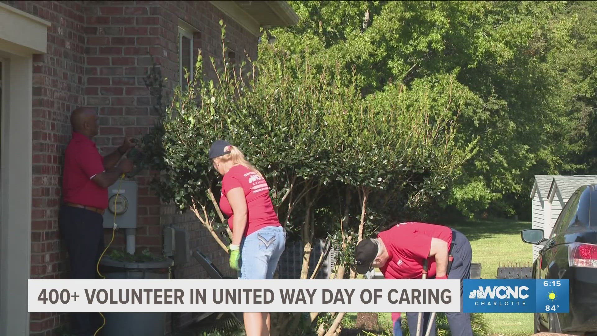 Hundreds of volunteers worked across Union County to complete 50 projects for neighbors in need as part of the United Way Day of Caring.