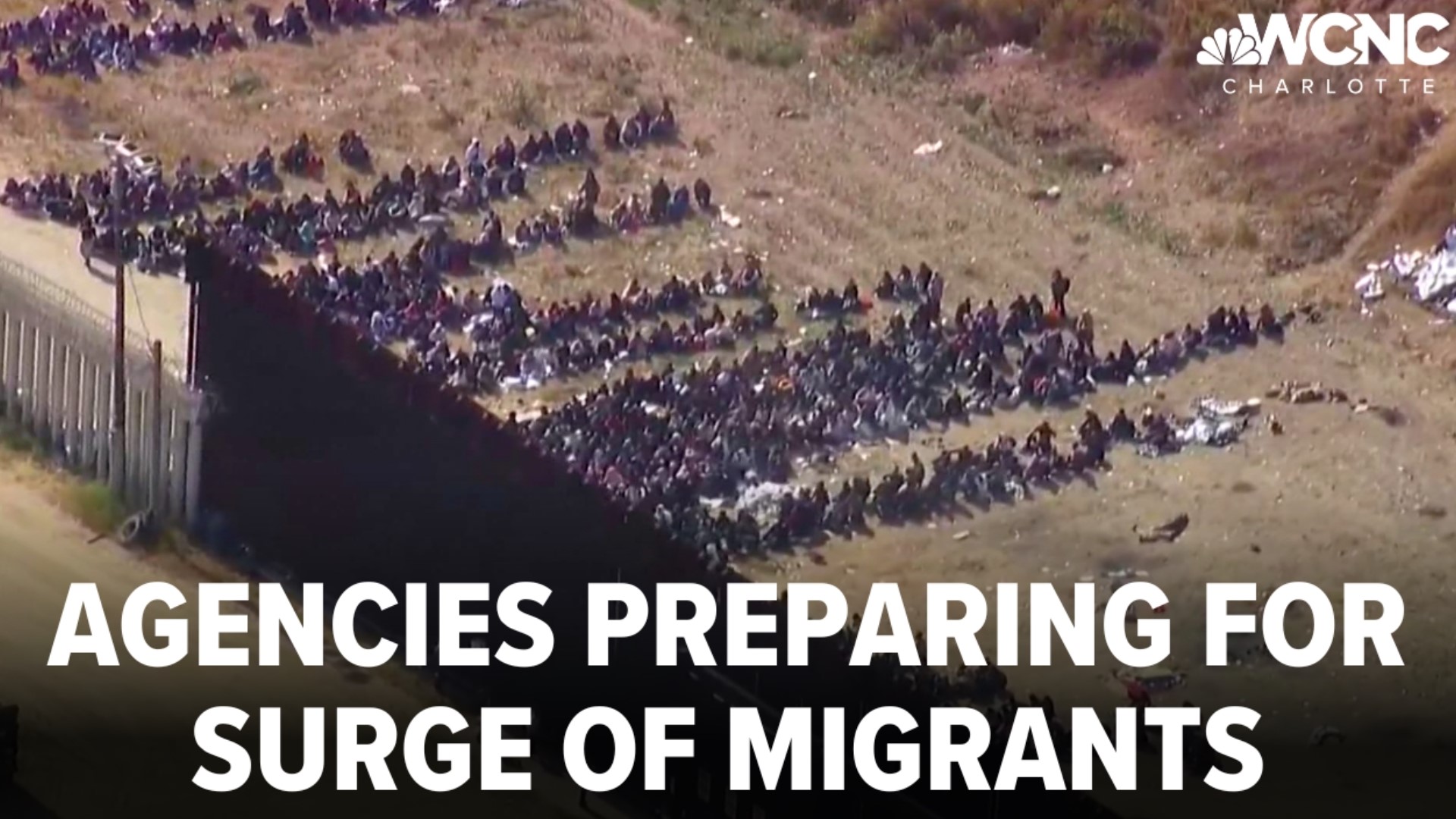 U.S. officials are expecting a surge of migrants across the southern border.