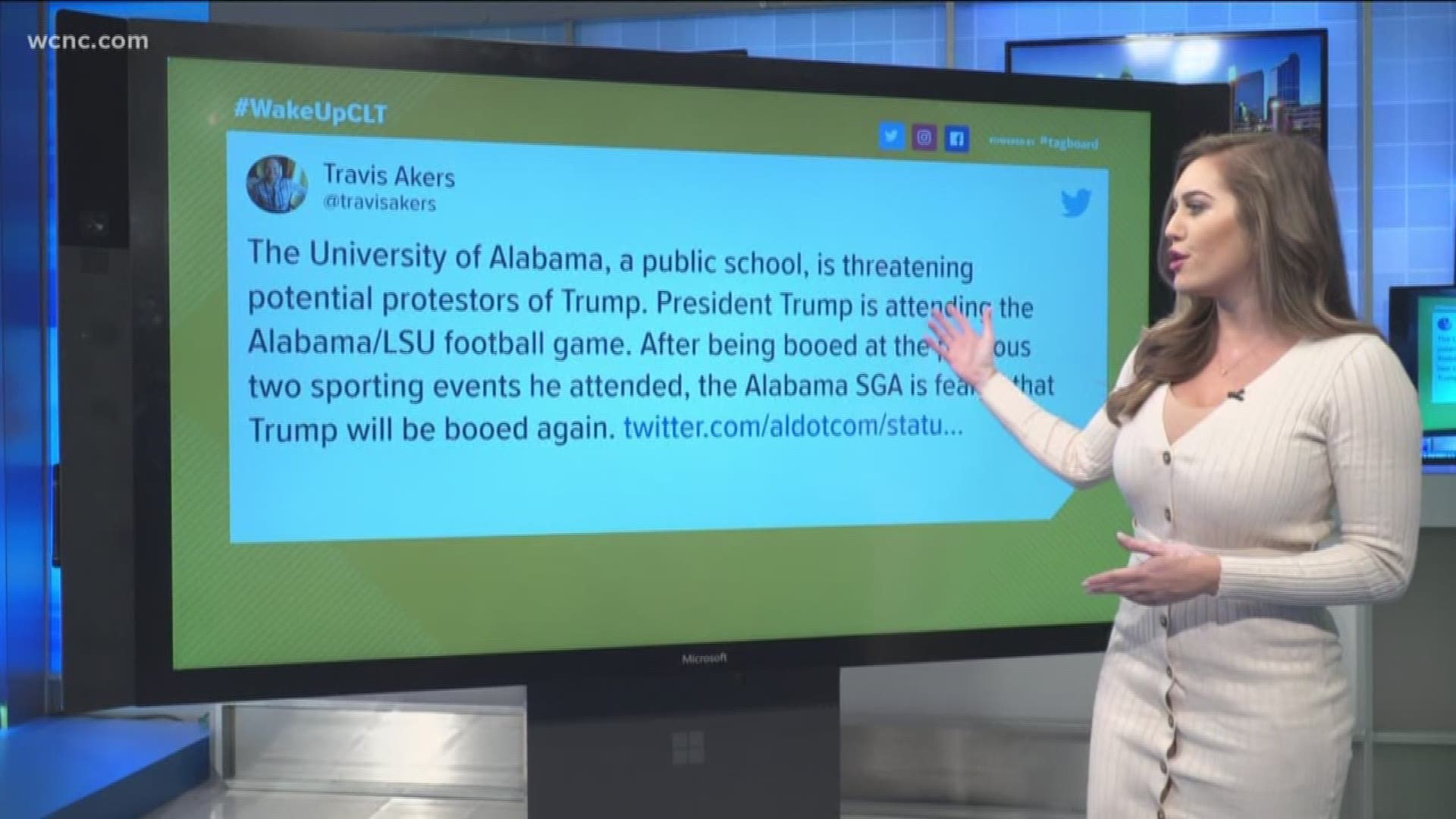 President Donald Trump will be in attendance at Saturday's Alabama vs LSU football game. And the reaction has sparked controversy for people who may disrupt the game