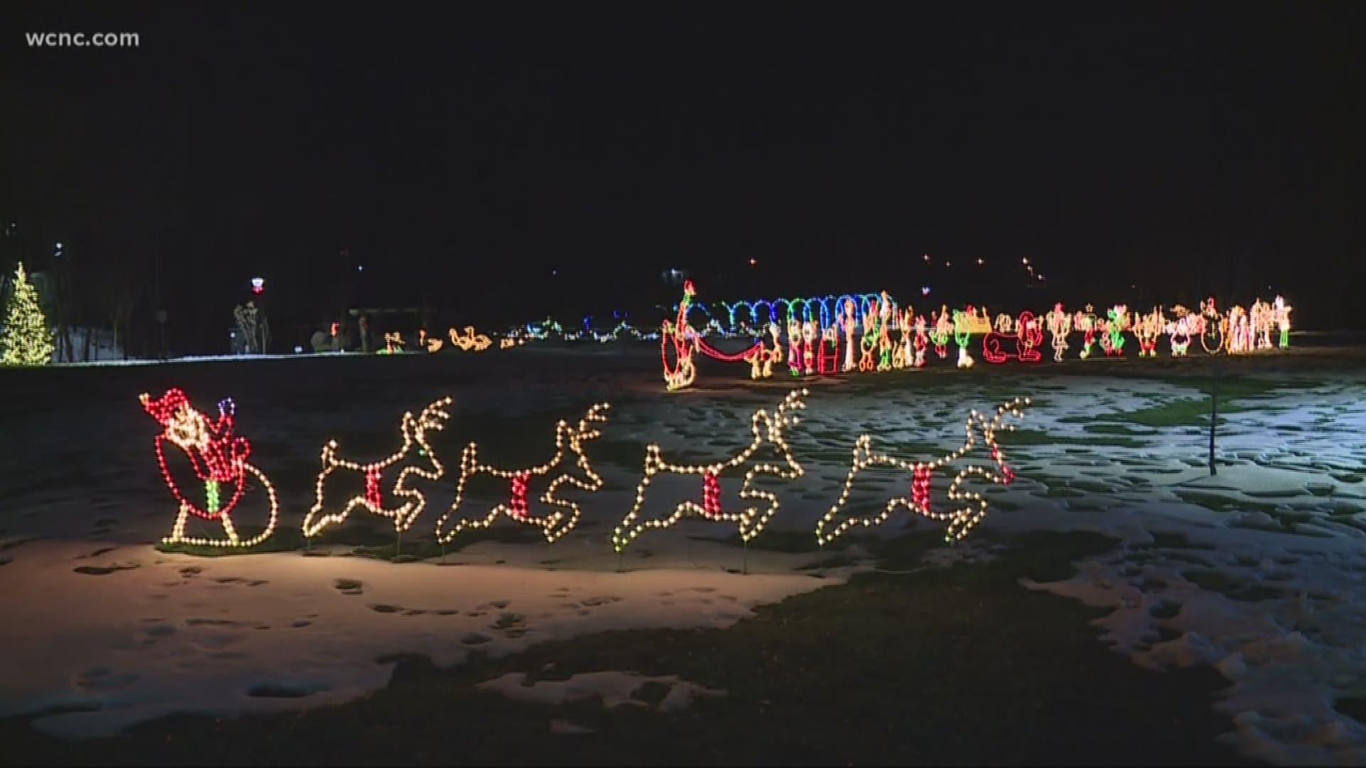 The original creator of a local light show passed, but the town kept the tradition alive by purchasing the display.