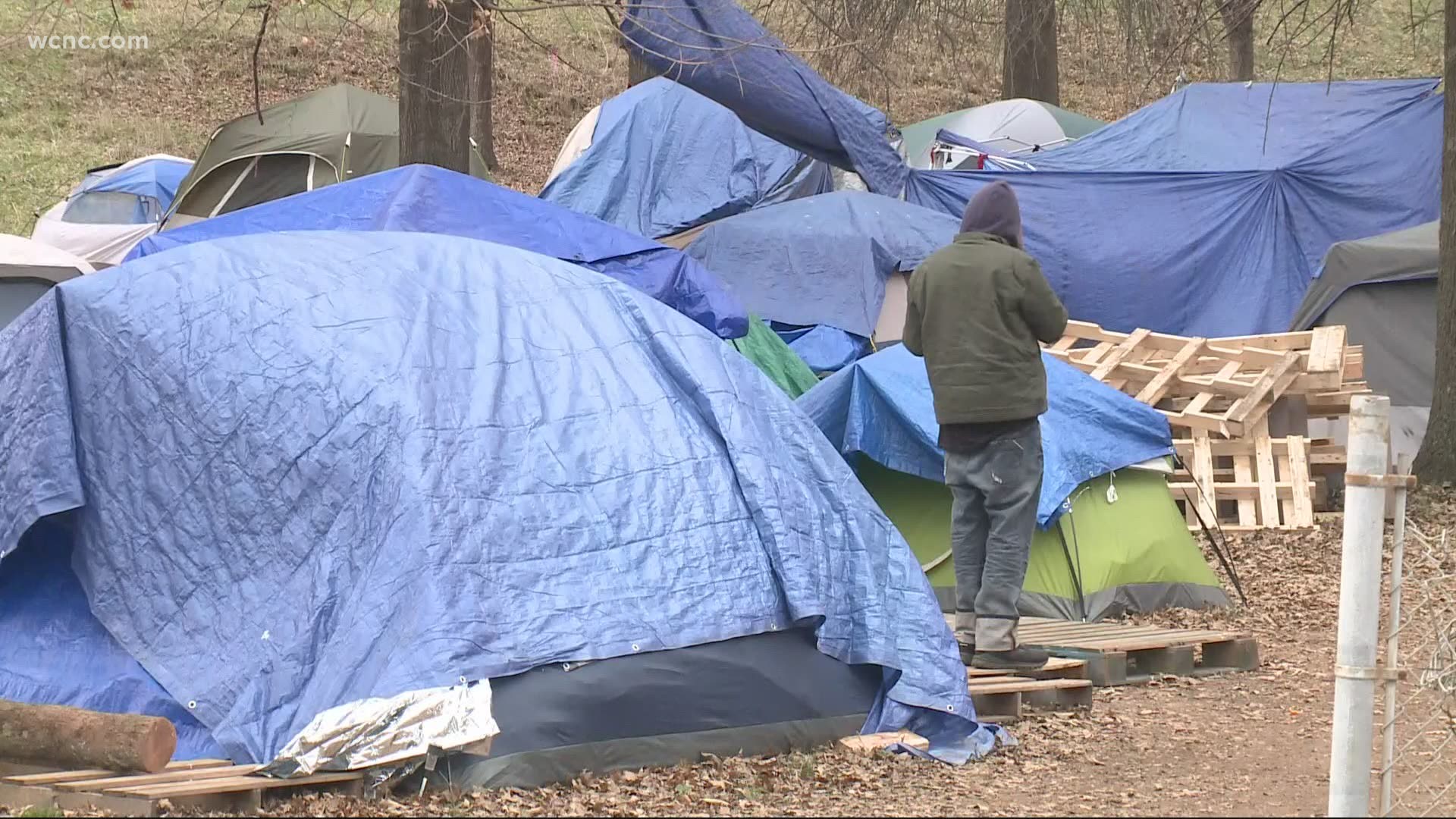 There is a growing homeless problem in the Queen City.