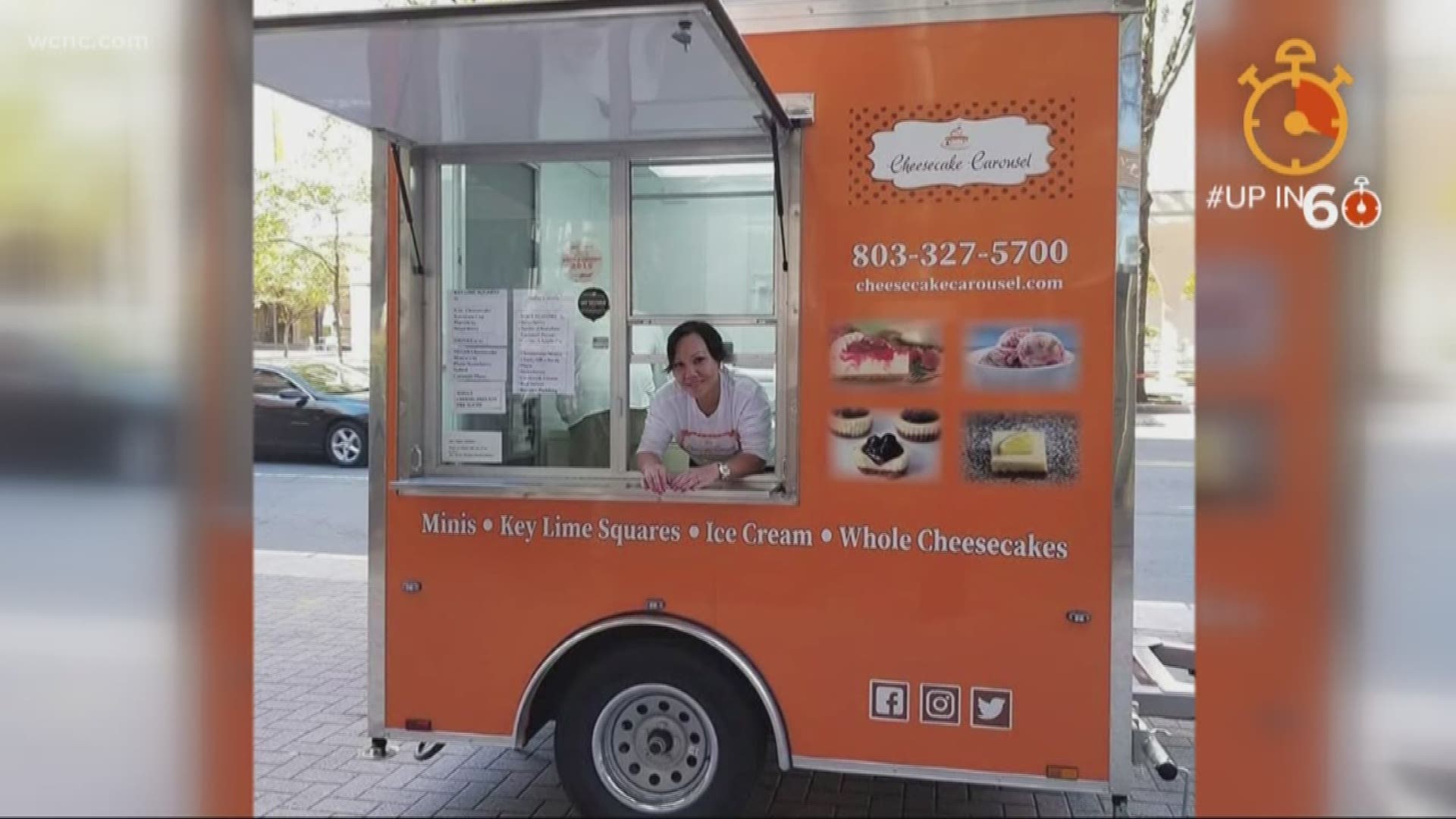 You can buy almost anything on the streets of uptown Charlotte. Even cheesecake at the Cheesecake Carousel food truck. What better time to try it than National Cheesecake Day?