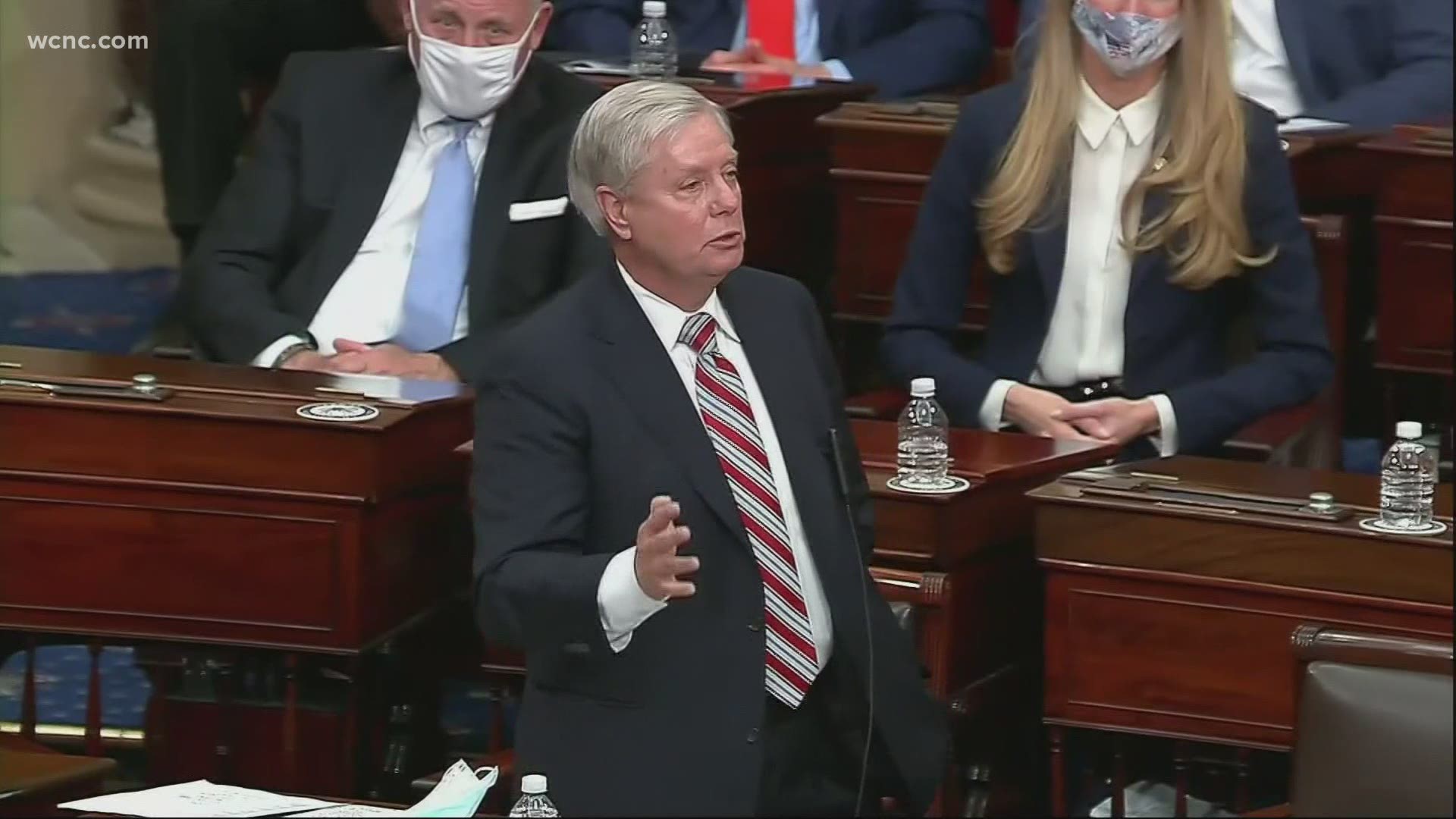Lawmakers from across the Carolinas weighed in on Wednesday's chaos on Capitol Hill, including a passionate speech from South Carolina Sen. Lindsey Graham.