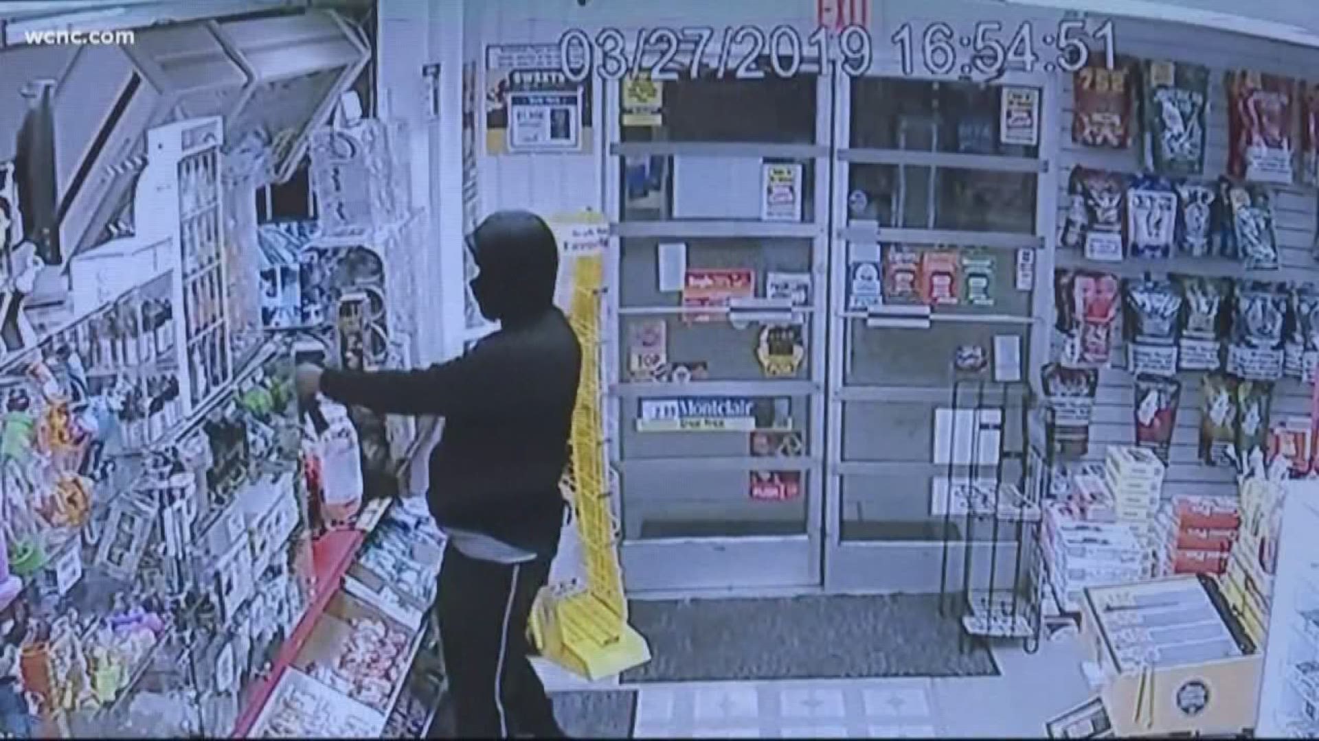 Gastonia Police released a surveillance photo from a robbery at Jakobs' Food Mart back in May.