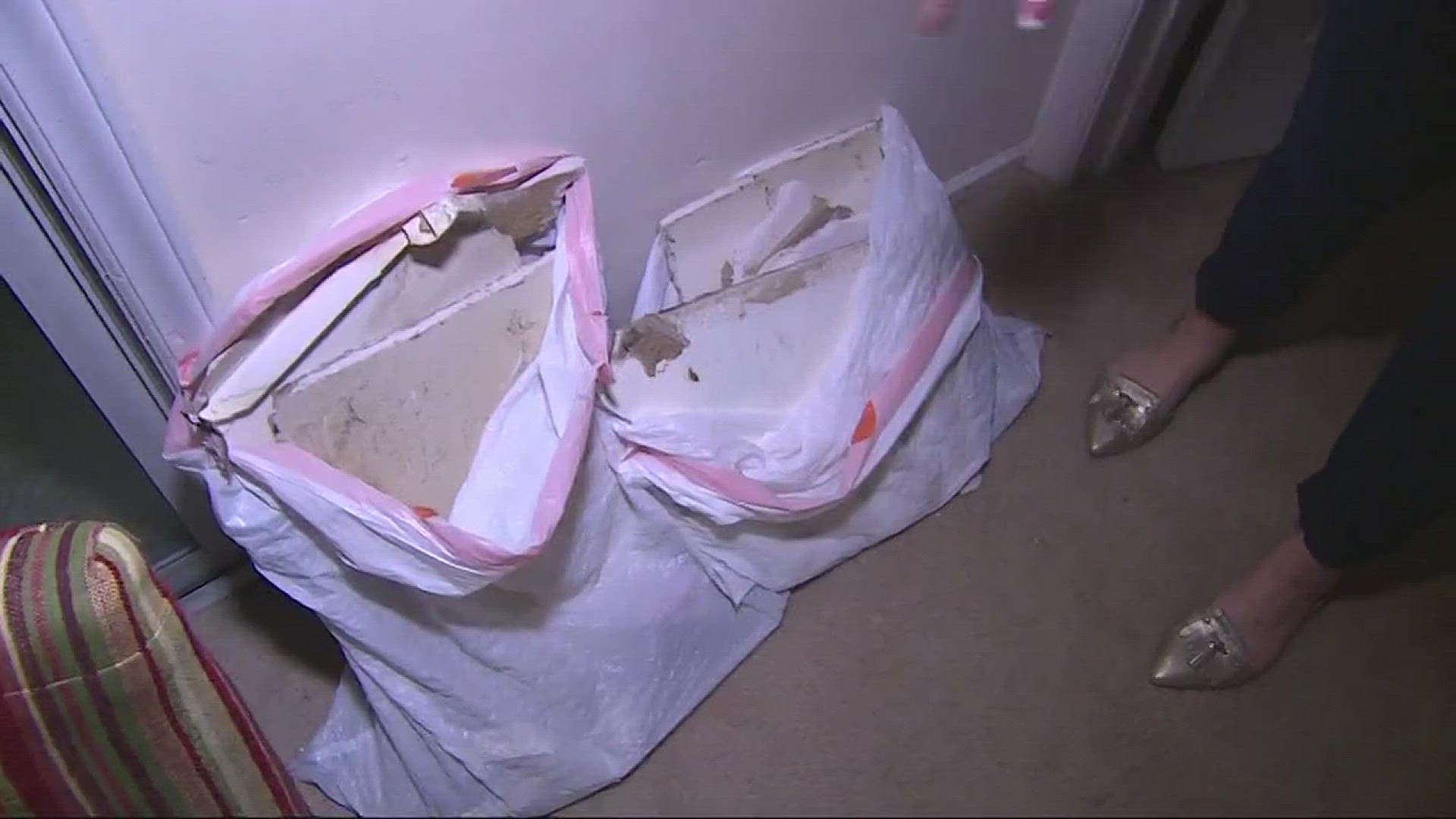 Woman claims apartment complex won't fix mold problem
