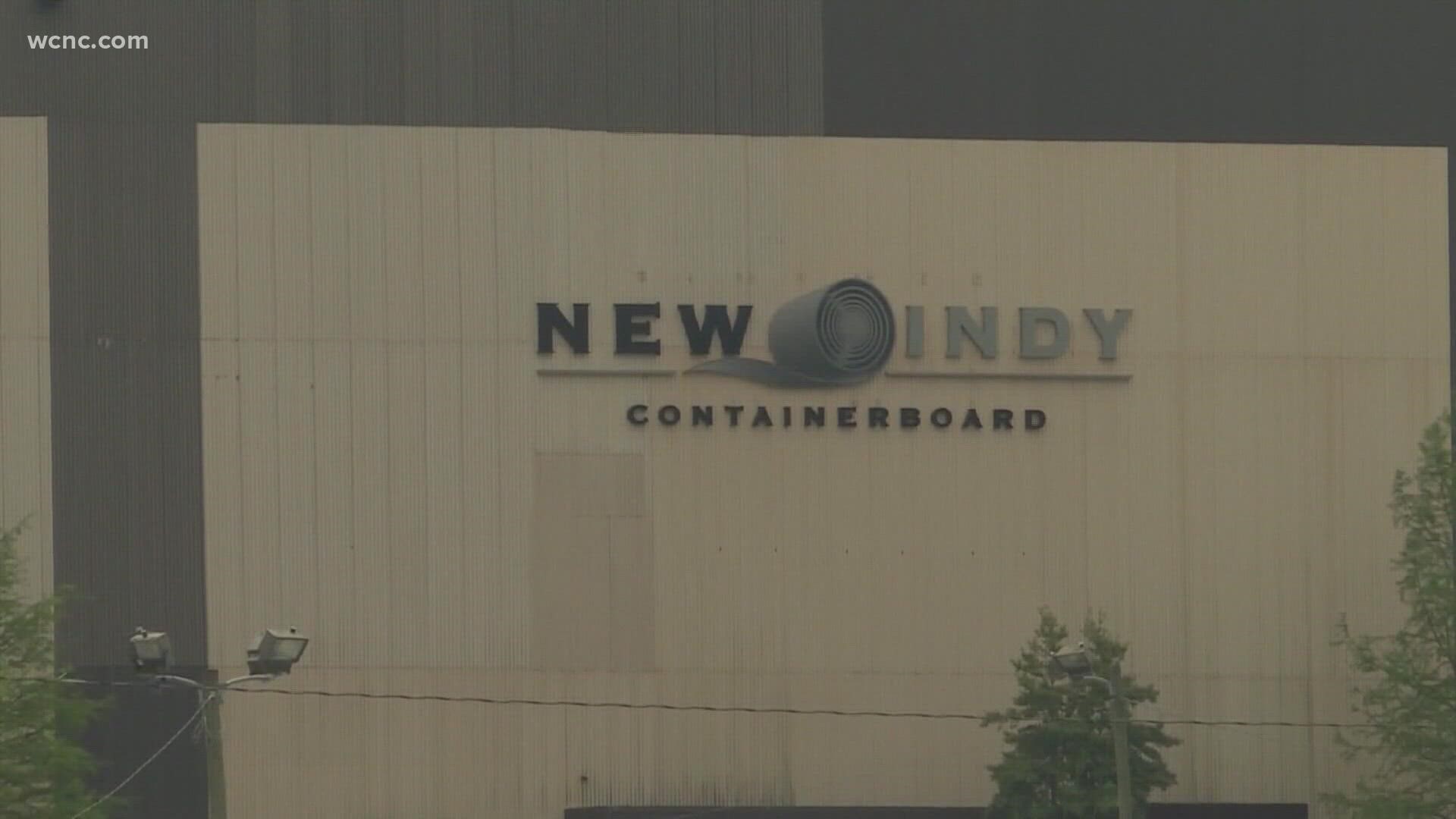 WCNC Charlotte's Brandon Goldner was given a guided tour of the New-Indy Containerboard facility in Catawba, SC Friday.