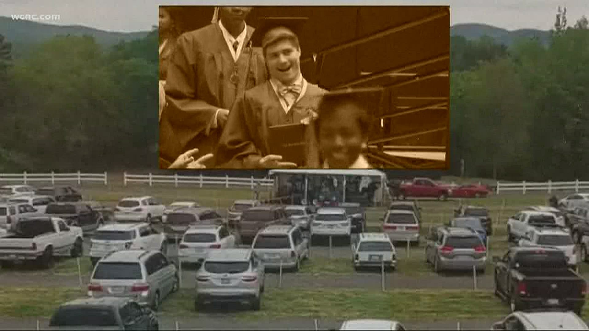 This school district is getting creative with social distancing as they plan to have a graduation ceremony on the big screen, drive-in style.