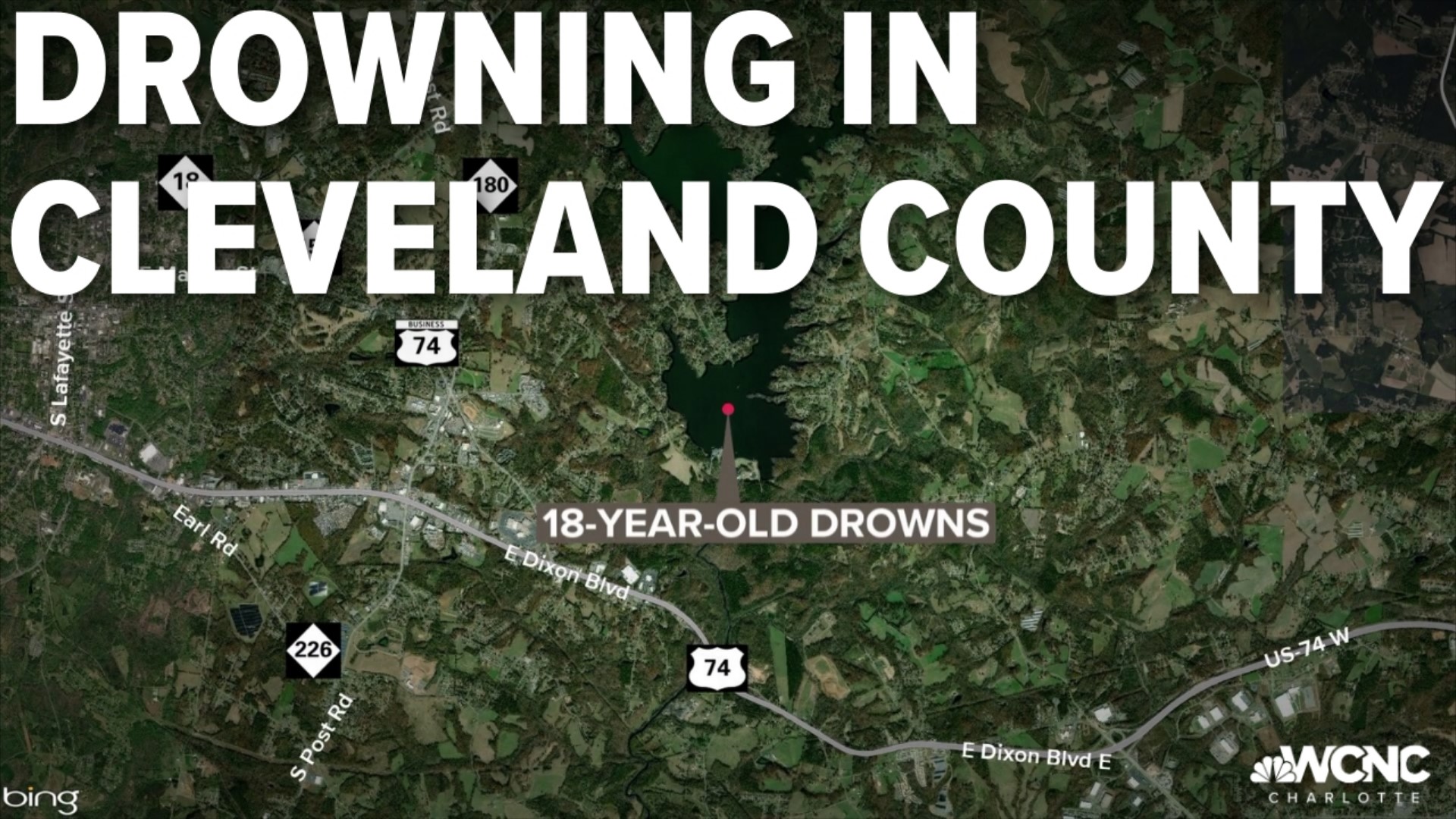 Cleveland County first responders say a teen who was pulled from Moss Lake was later pronounced dead at a hospital.