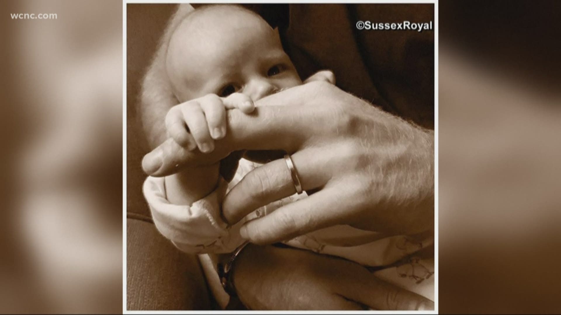 In honor of his first Father's Day as a dad, Prince Harry shared this adorable photo of royal baby Archie on Instagram.