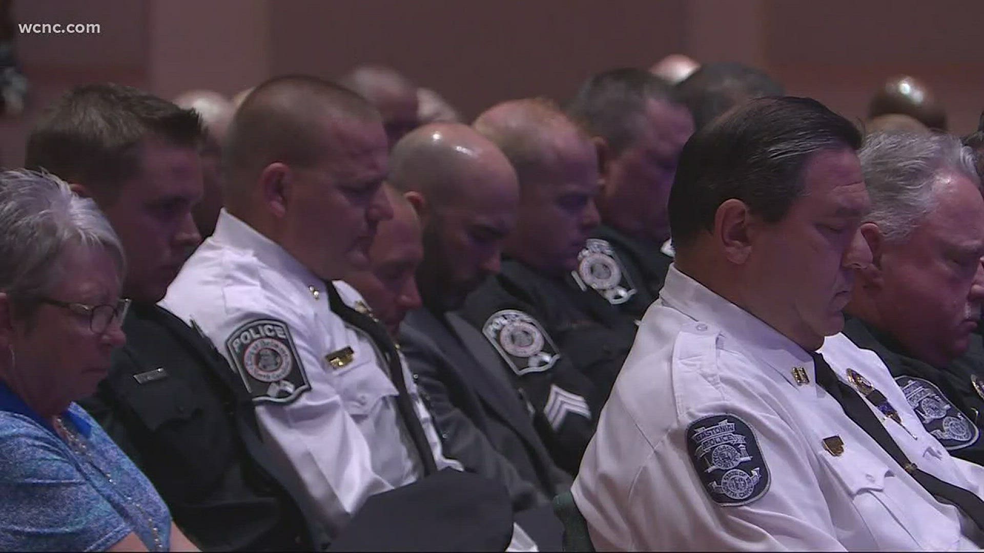 Dozens of officers from agencies across Gaston County came together for their annual "Law Enforcement Memorial Service."