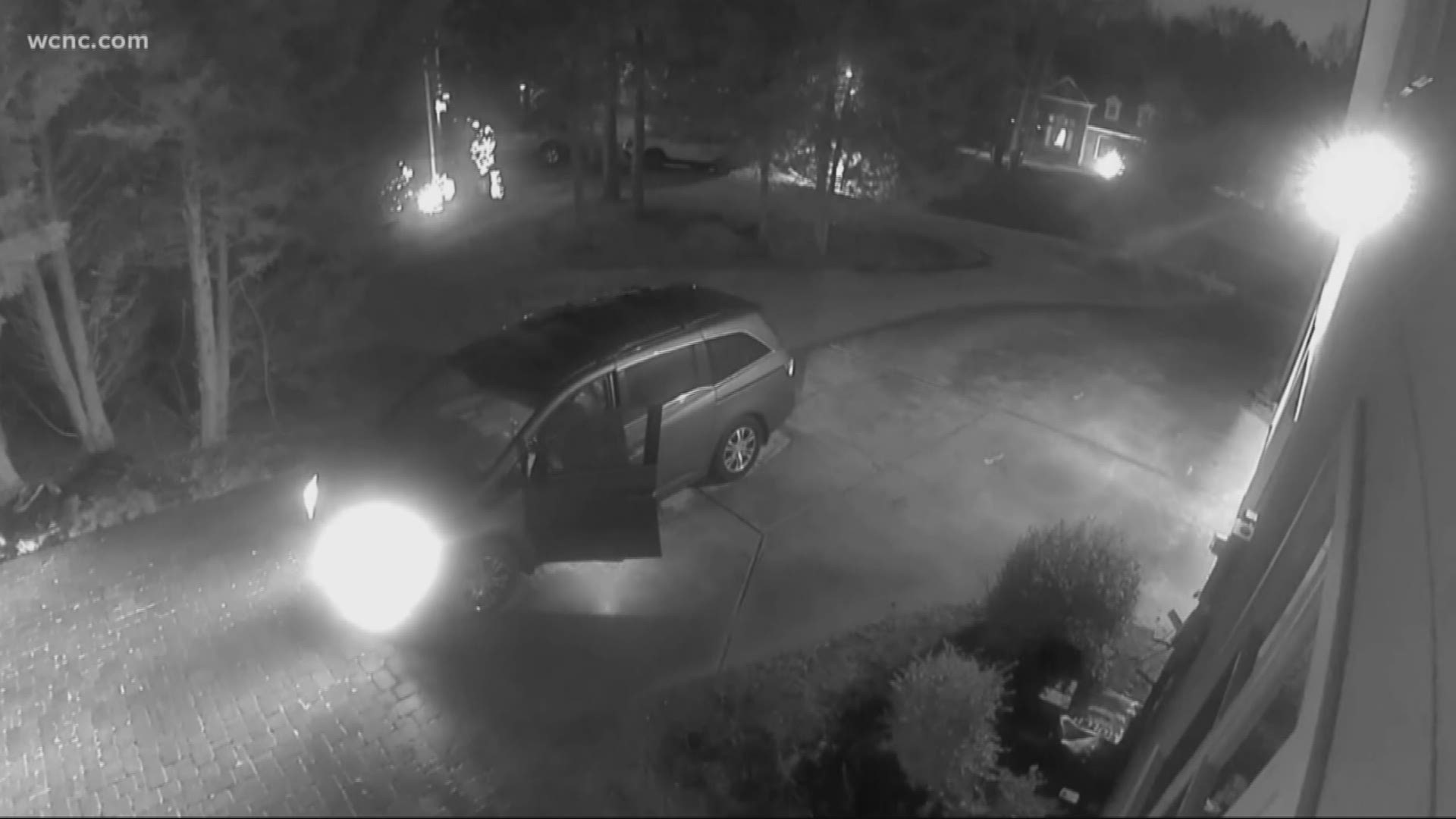 Thieves were caught on camera breaking into cars in several neighborhoods, including one break-in at the home of Chief Meteorologist Brad Panovich.