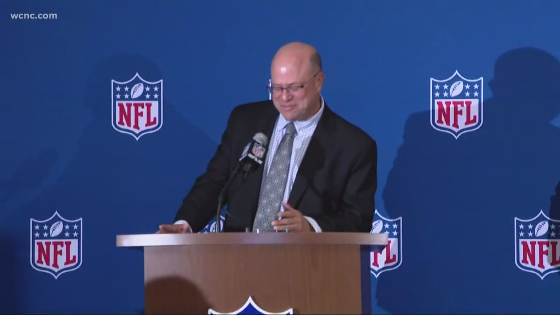 After being voted in as the next Panthers owner and attending the league meetings in Atlanta, David Tepper flew to the Queen City to discuss the NFL's new national anthem policy with team captain and leaders.
