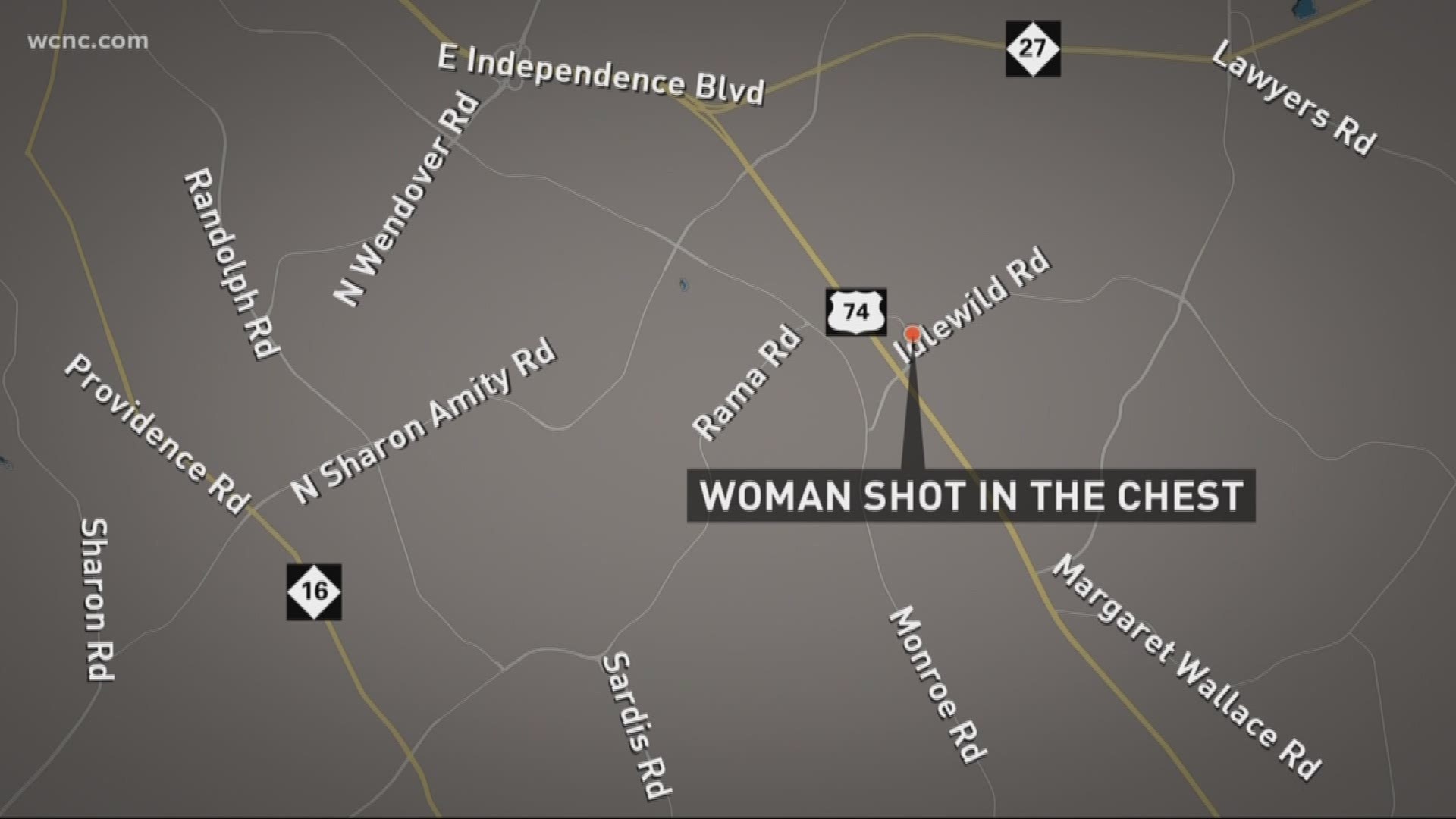 CMPD is investigating after a woman was shot in east Charlotte early Tuesday.