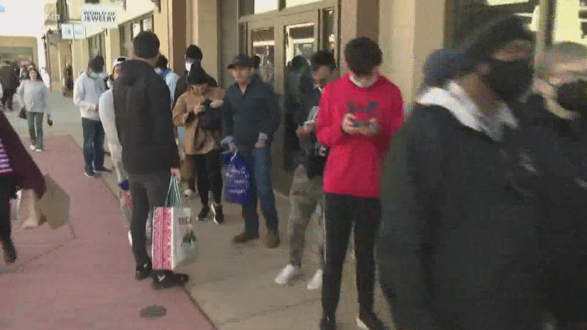 WCNC Shamarria Morrison is at Charlotte Premium Outlets where Black Friday shopping continues.