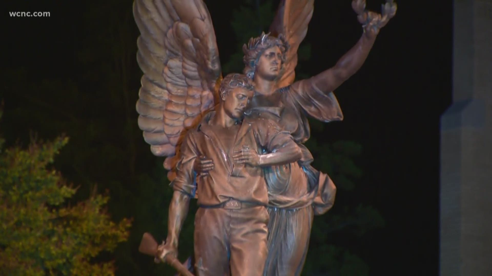 Some want the Fame statue, which pays tribute to Confederate soldiers, to stay. Others want it to go.
