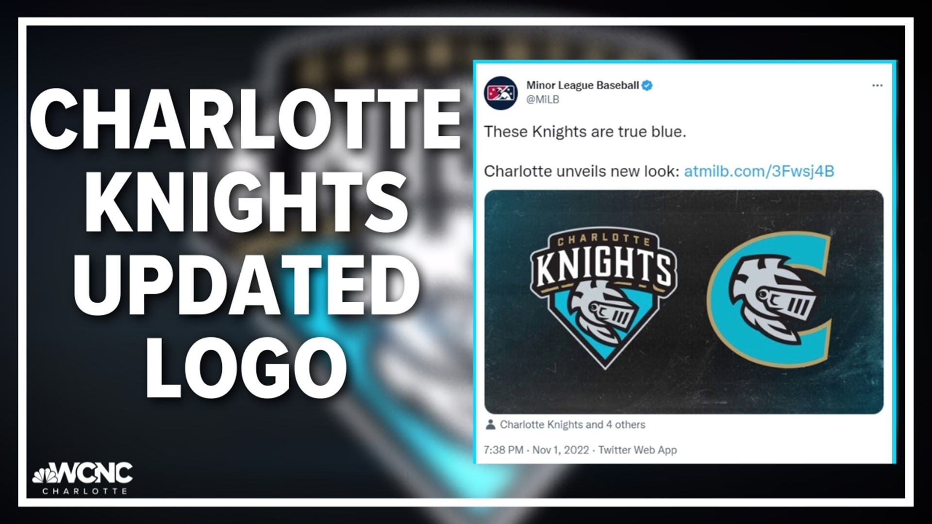 A new era of Charlotte Knights baseball is upon us with the team unveiling its new logo and uniforms for next season.