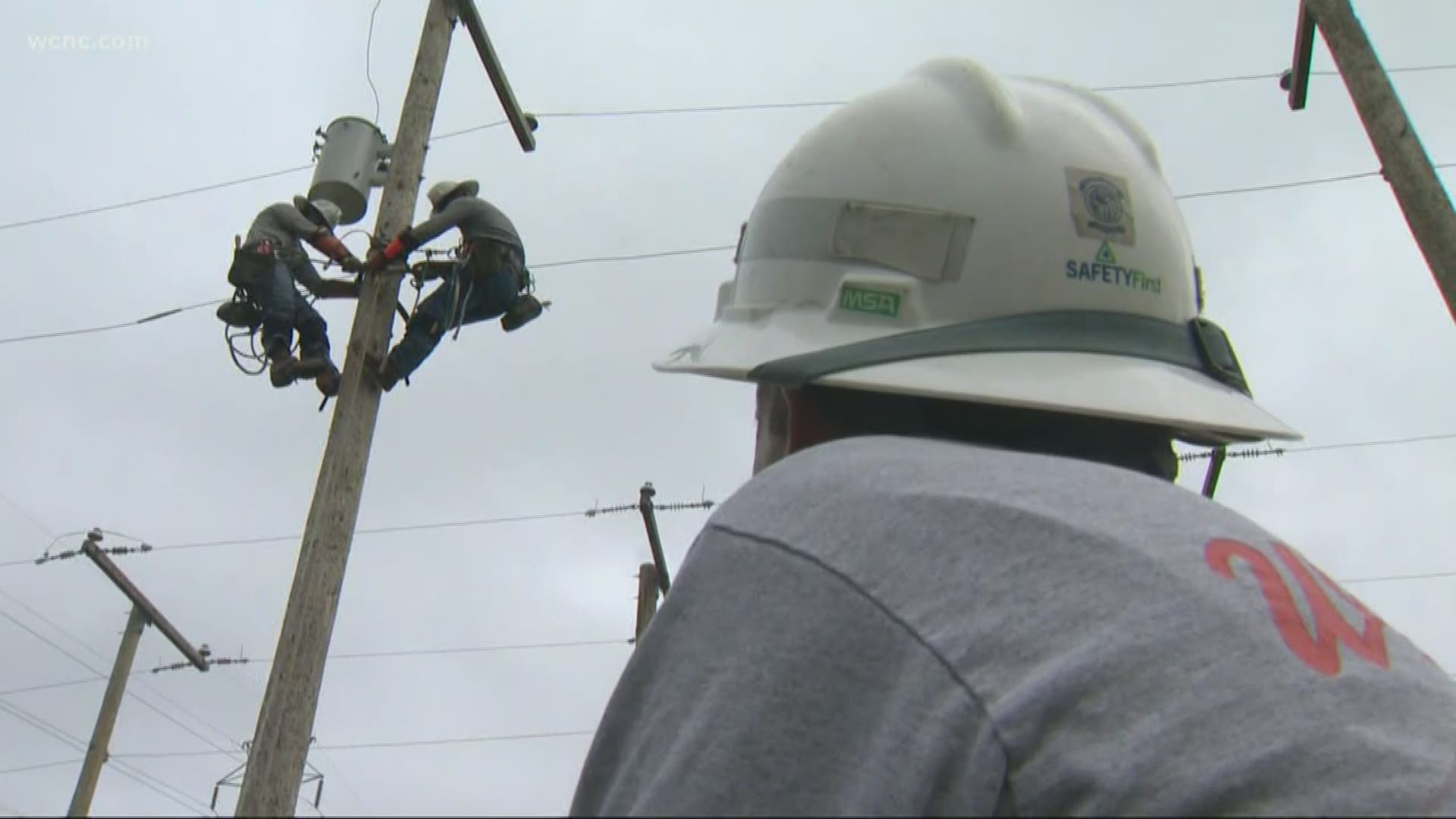 You may only think about energy company linemen after a hurricane passes, but the people who climb utility poles and put it all back together train and even compete.
