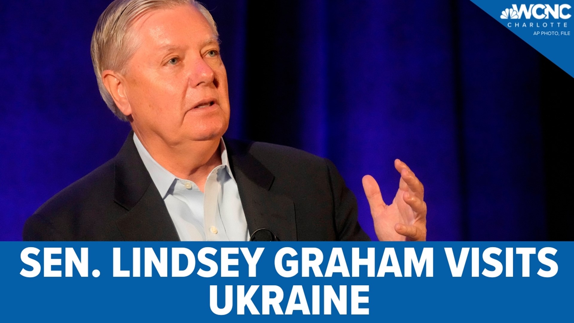 A bi-partisan group of Senators, including South Carolina's Lindsey Graham, are in Ukraine to meet with the country's President and other officials.