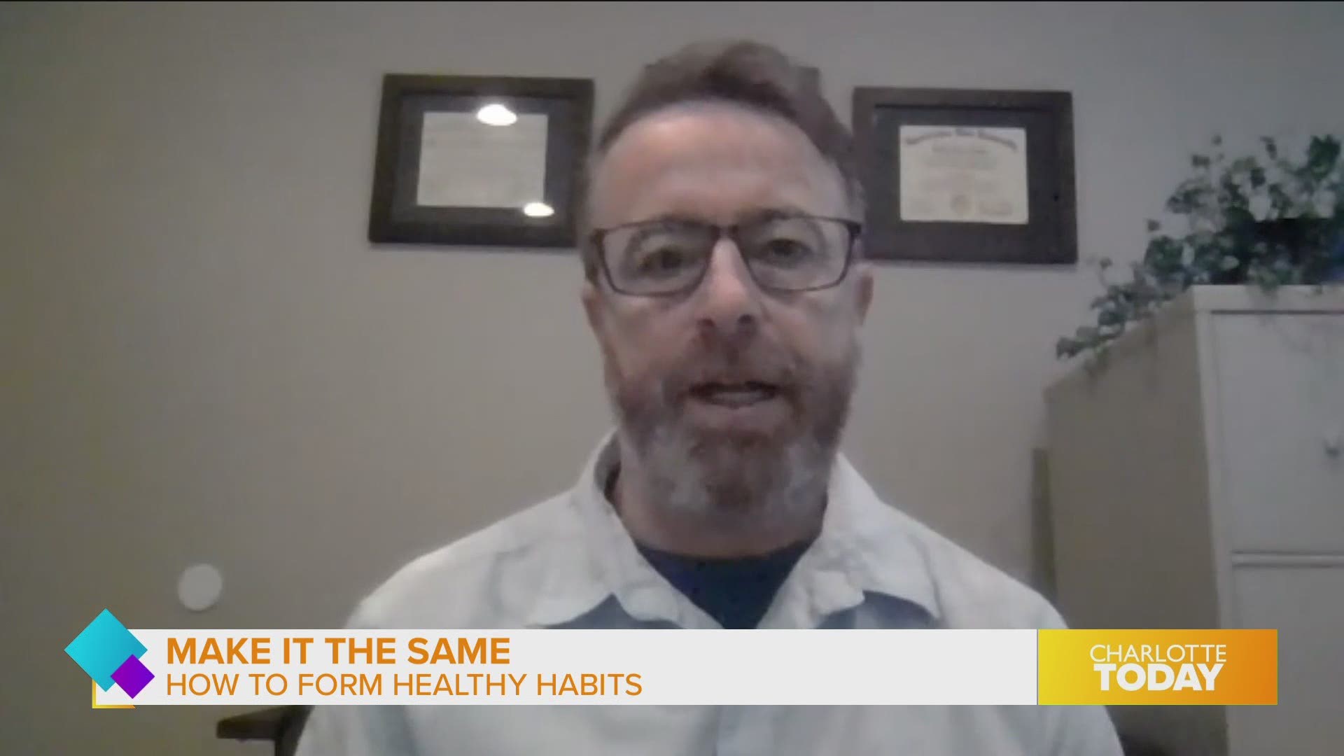 Counselor Mike Vaughn shares successful ways to form good habits