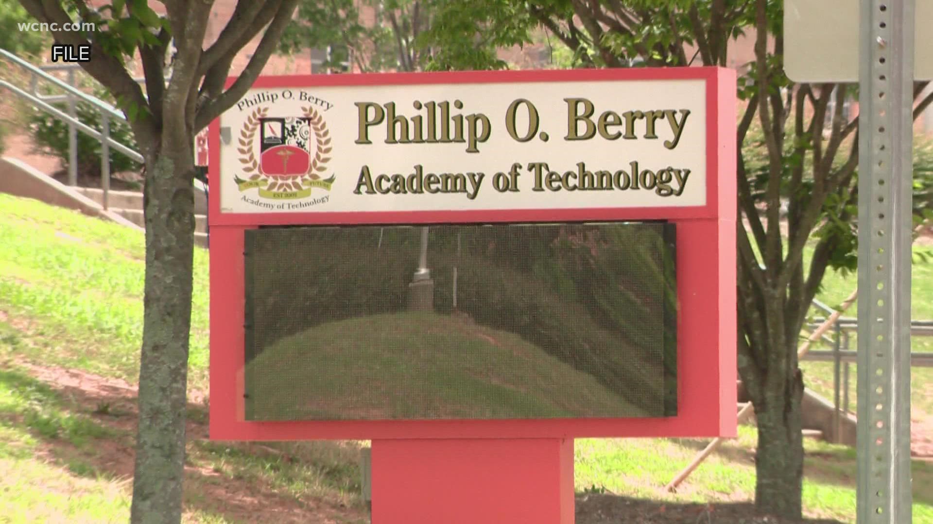 According to CMPD, the teen made a threat of school violence against Phillip O. Berry Academy last week.