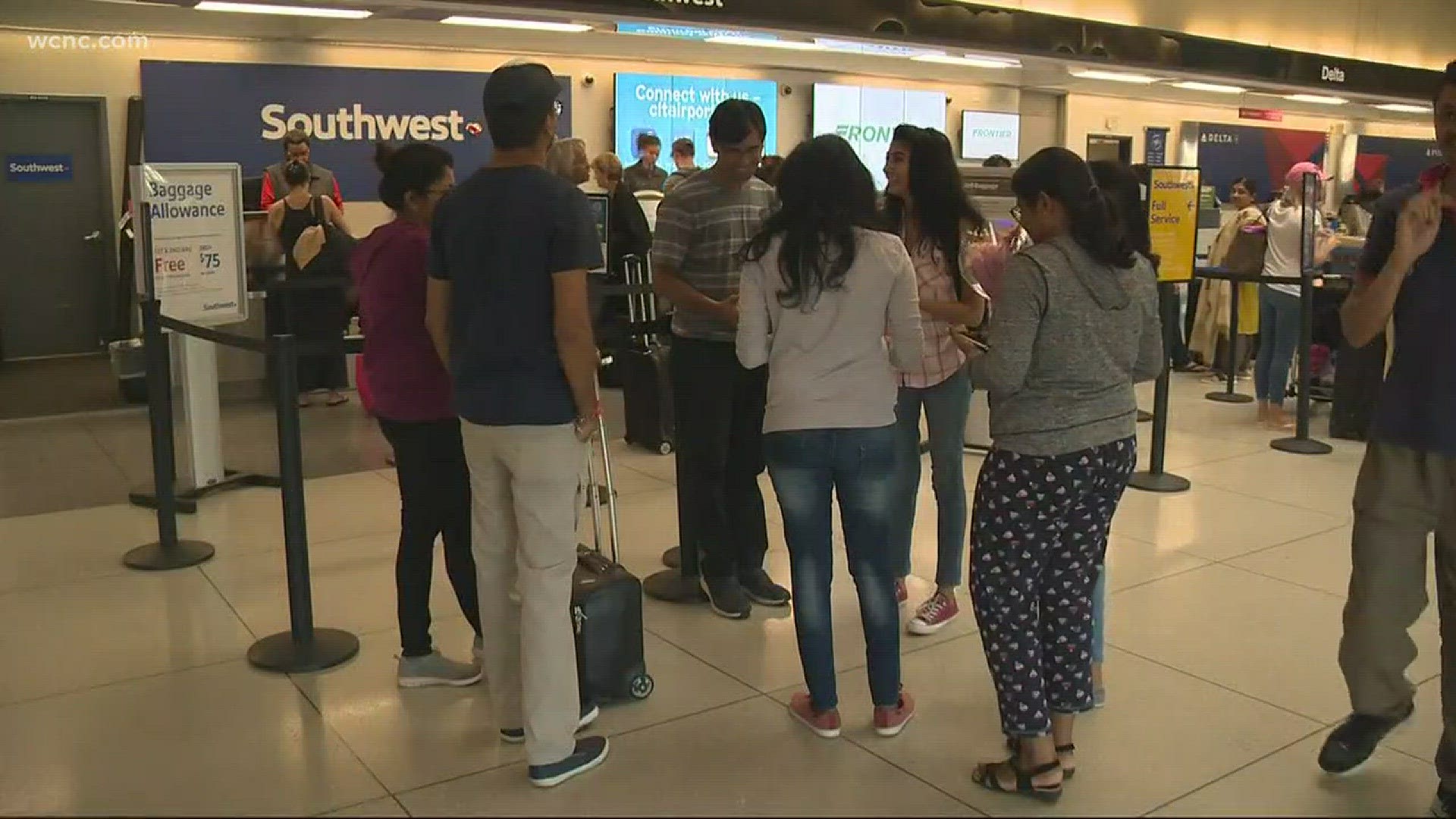 The Charlotte airport has begun cancelling flights Thursday in preparation for Hurricane Florence.