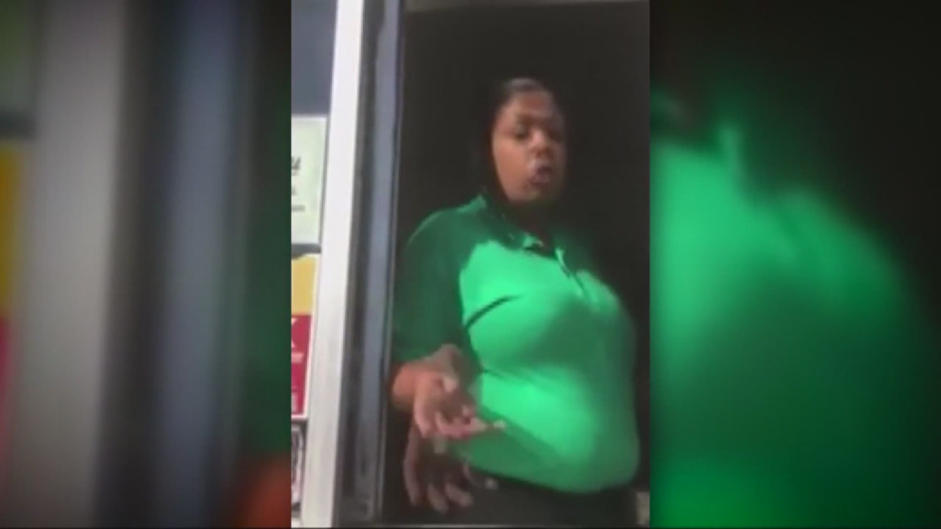 A video getting tens of millions of views online shows an an argument between a fast food worker and somebody in the the drive thru line. That viral video was recorded in Charlotte.