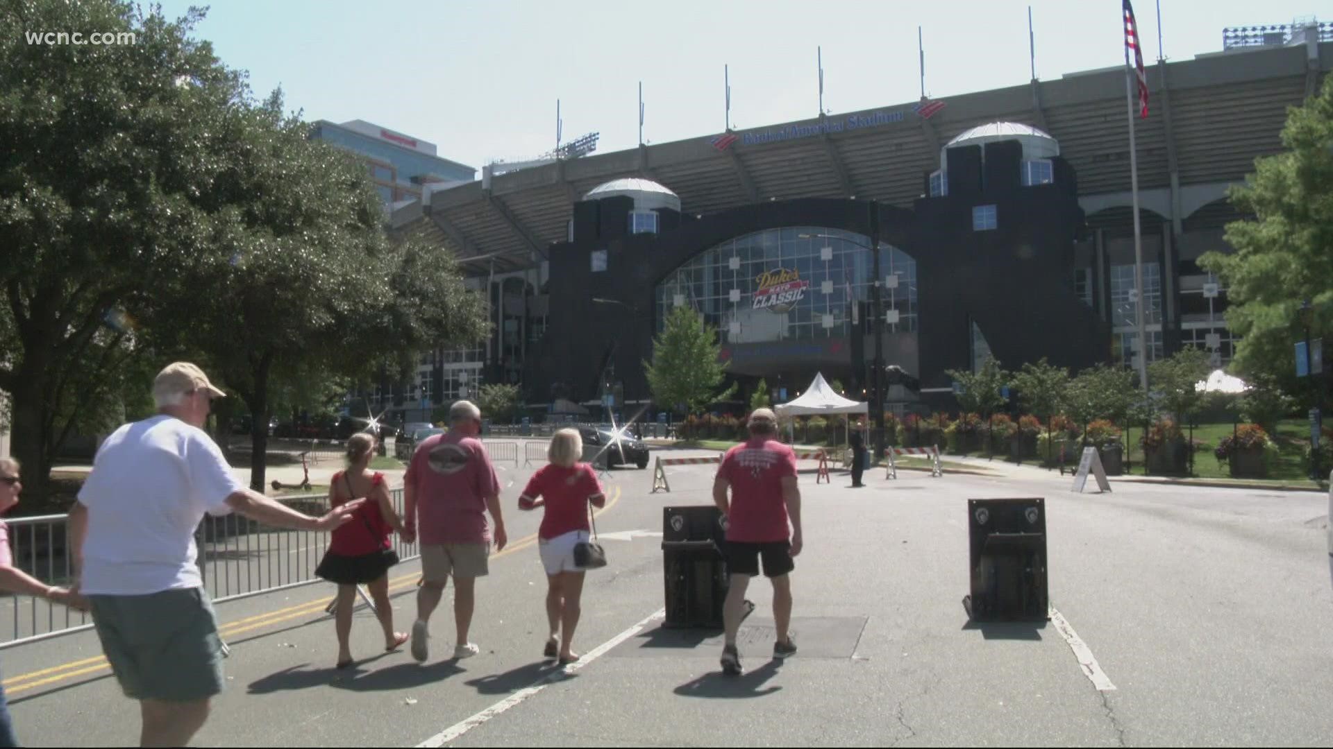 A FanFest in Uptown Charlotte kicks off at 6:30 p.m. to get fans excited for the Georgia vs. Clemson game.