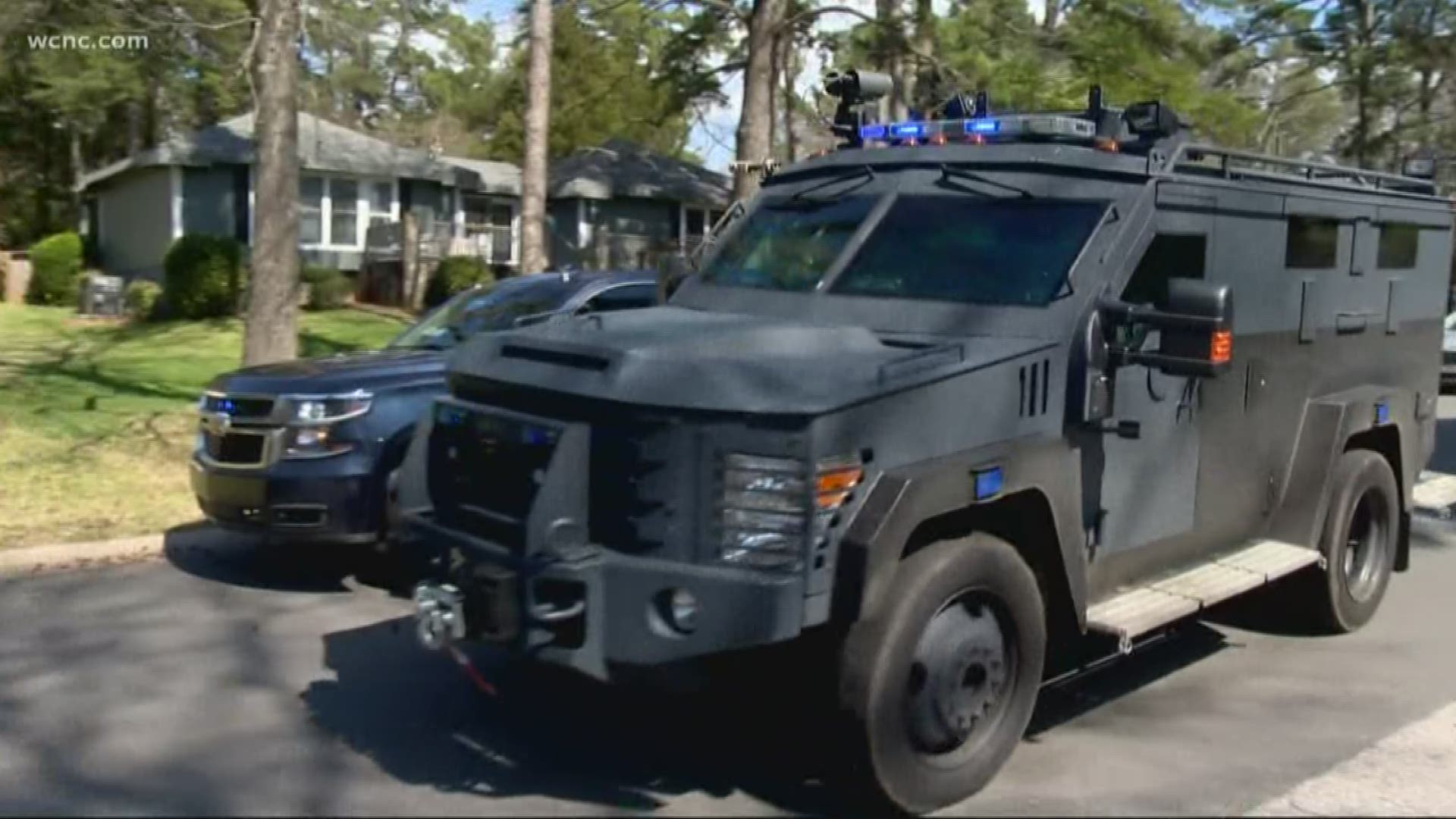 One person, wanted on warrants, is in custody after a standoff with police in Tega Cay Friday, police said.