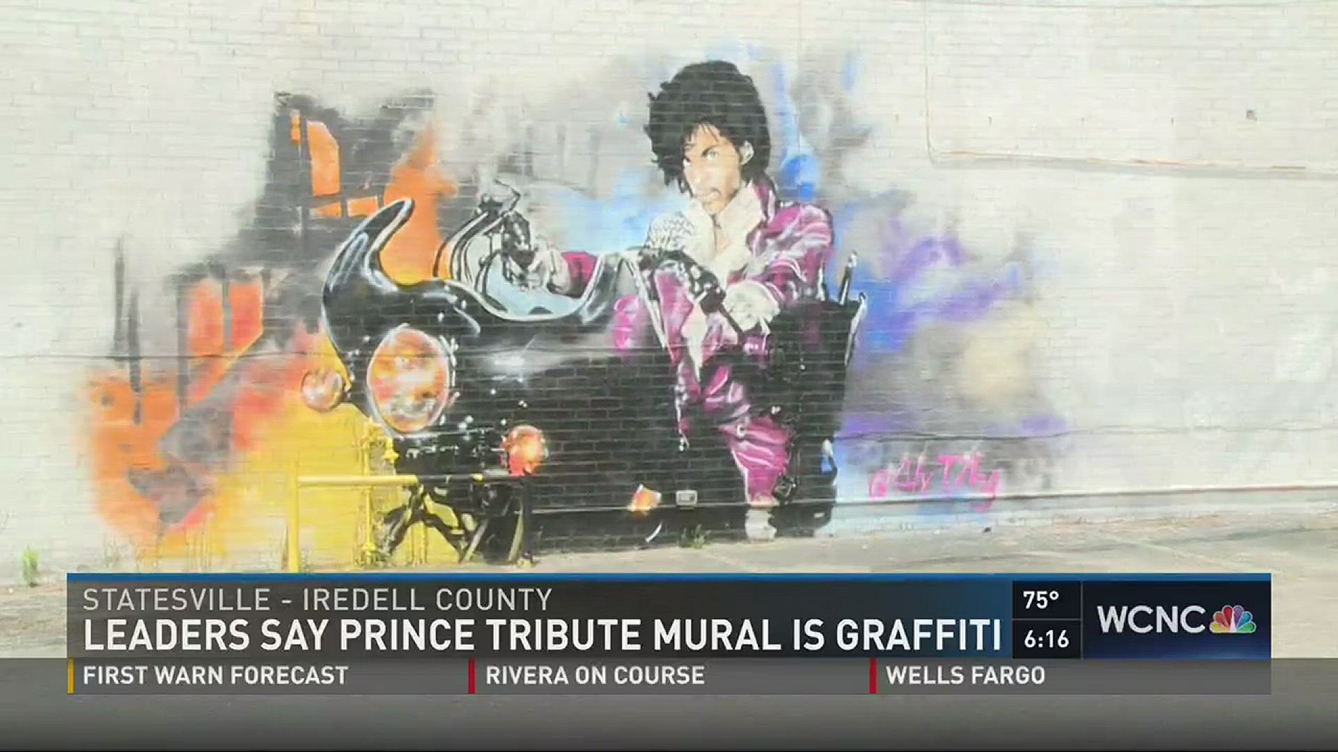 Statesville leaders are meeting about a piece of art that honors musical artist Prince.