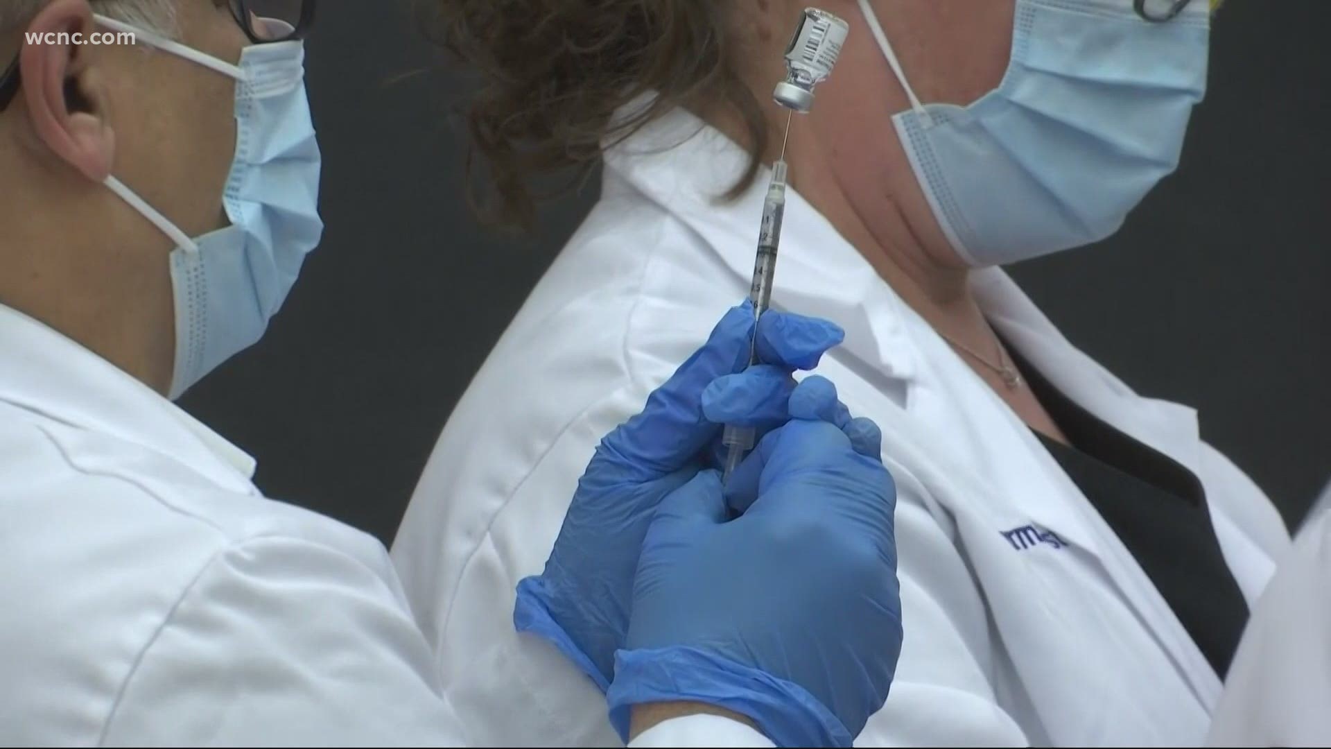 Atrium said they plan to vaccinate up to 14,000 people at the 3-day clinic in Bank of America Stadium.