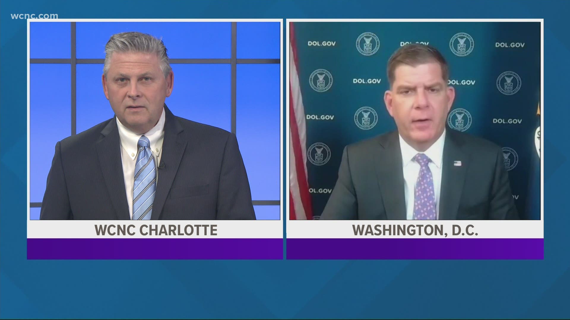 U.S. Secretary of Labor Marty Walsh responds to the labor shortage in America and how employers are offering huge incentives to get people working again.