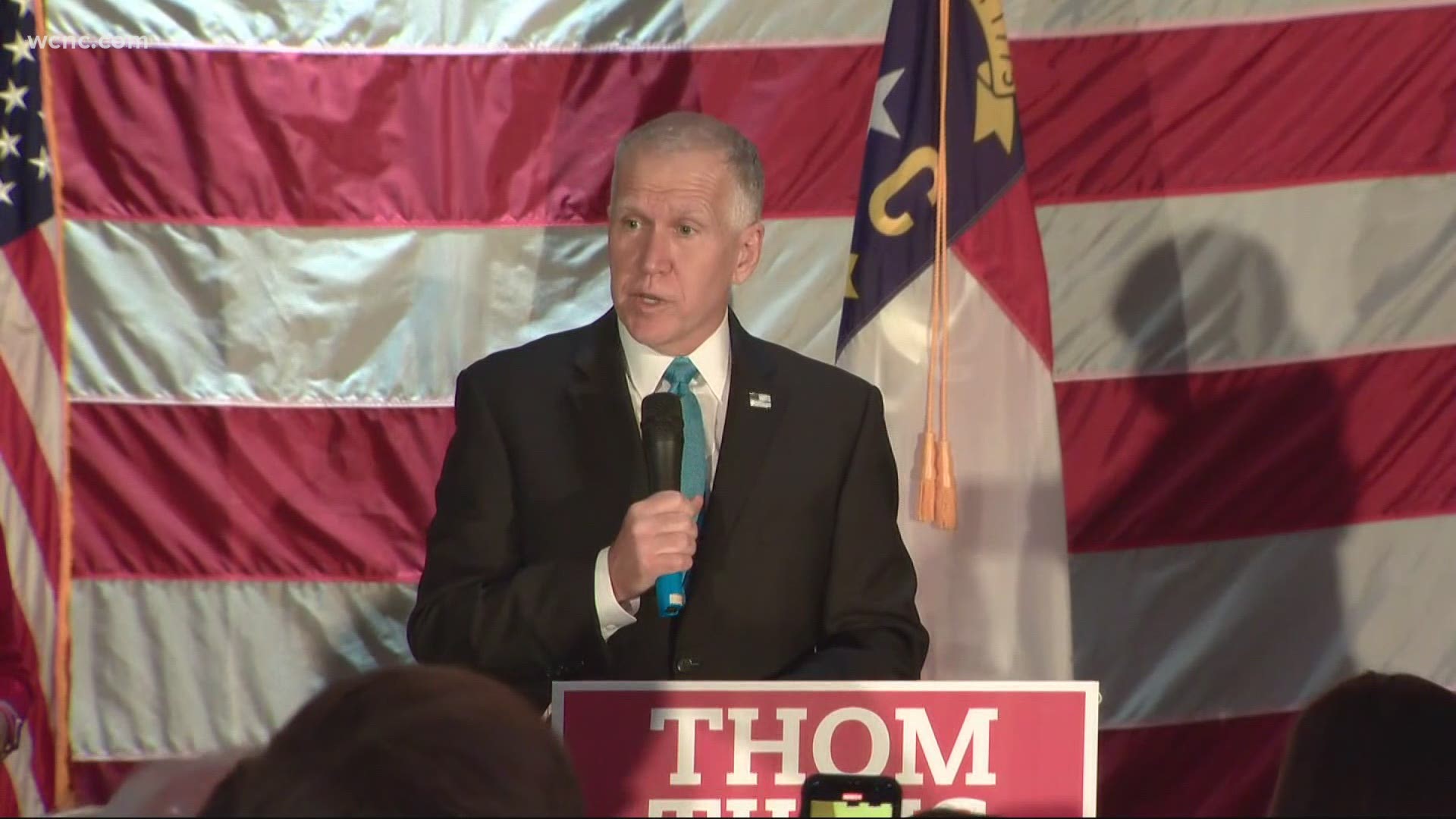 Republican incumbent Thom Tillis declared victory over Democrat Cal Cunningham in an extremely close race for North Carolina's seat in the US Senate.