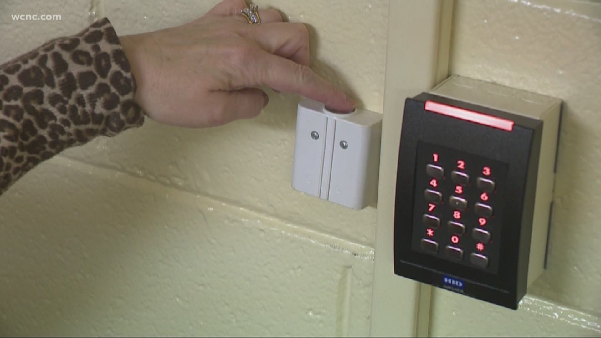 A local school district adds a lockdown button to keep students safe.
