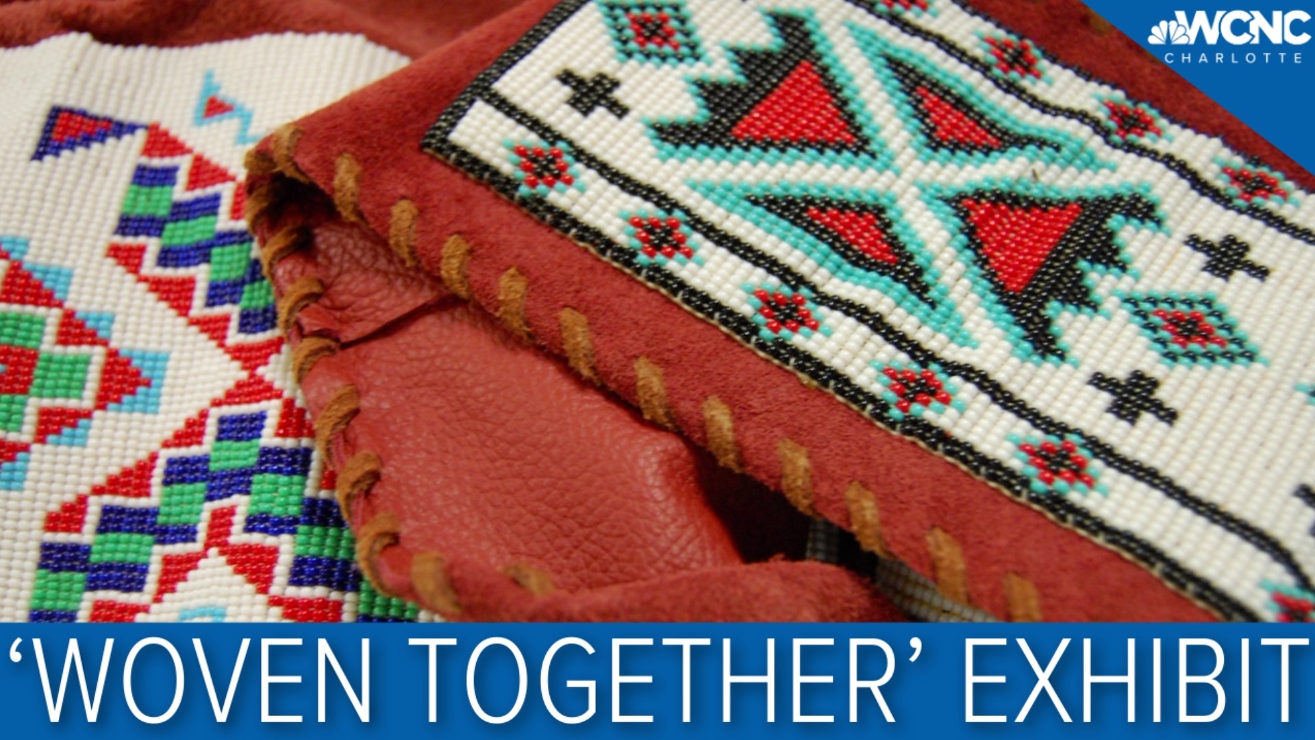 The exhibit, titled “Woven Together: Fiber Art within Special Collections,” features regalia, leatherwork, beadwork, jewelry and more.