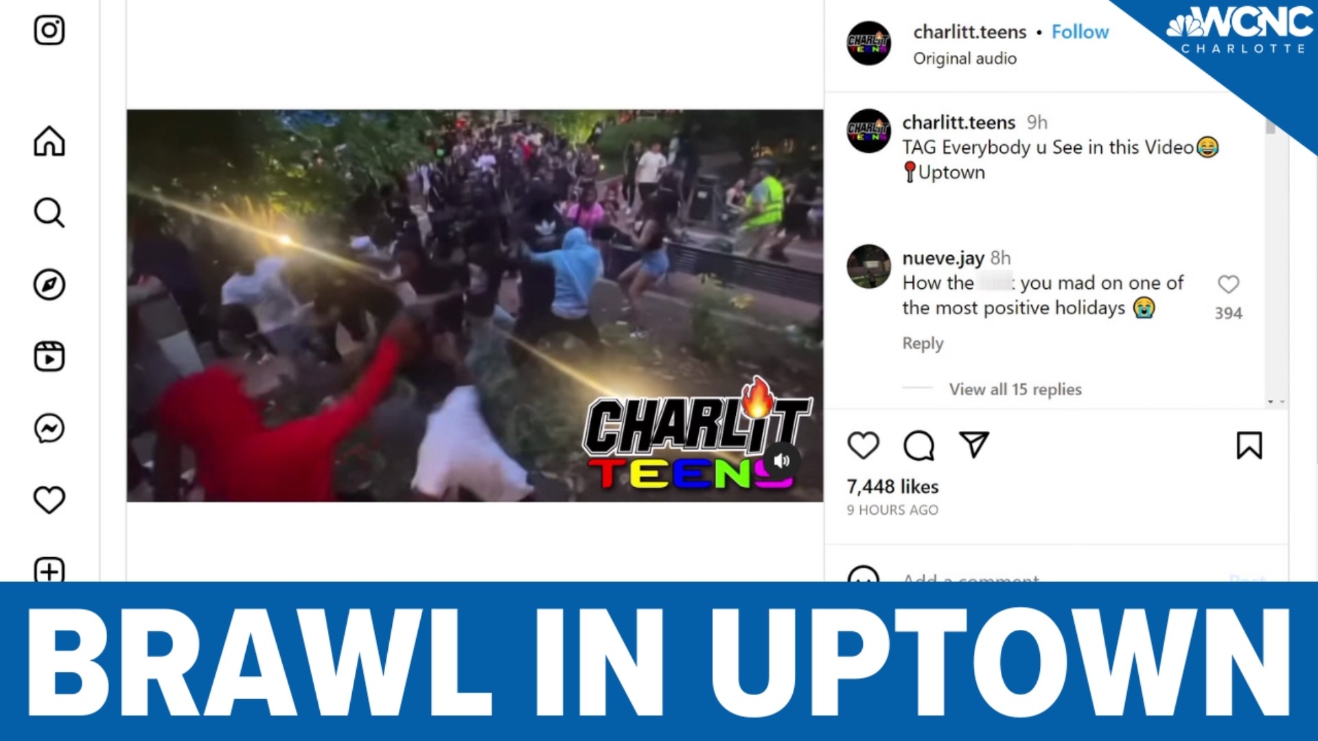 More than 30 people were arrested or cited after a huge brawl broke out at a Fourth of July celebration at Romare Bearden Park in Uptown, police announced Wednesday.