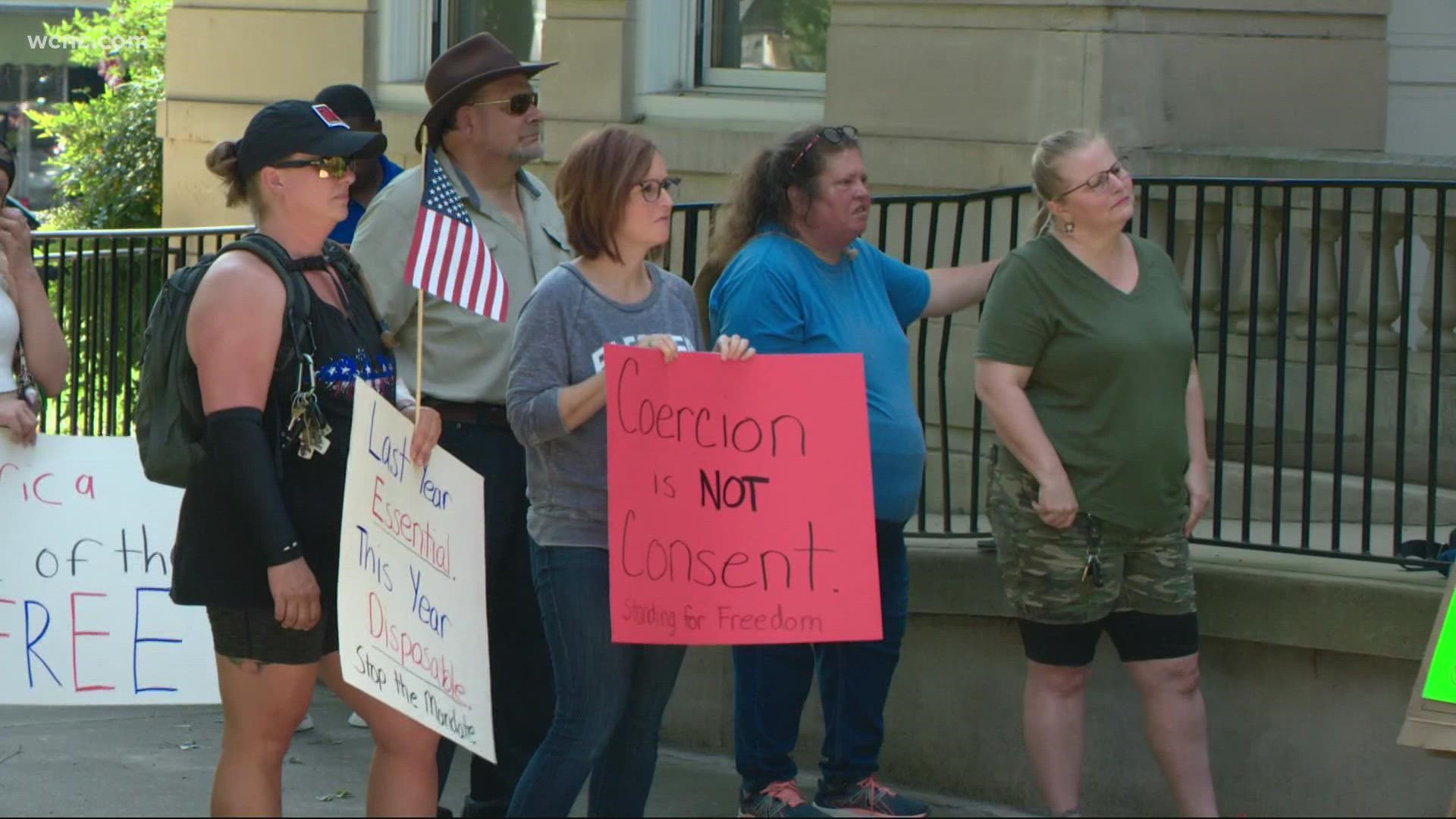 Many of them were nurses and other healthcare professionals who made their voices heard in the decision for mandated vaccinations.