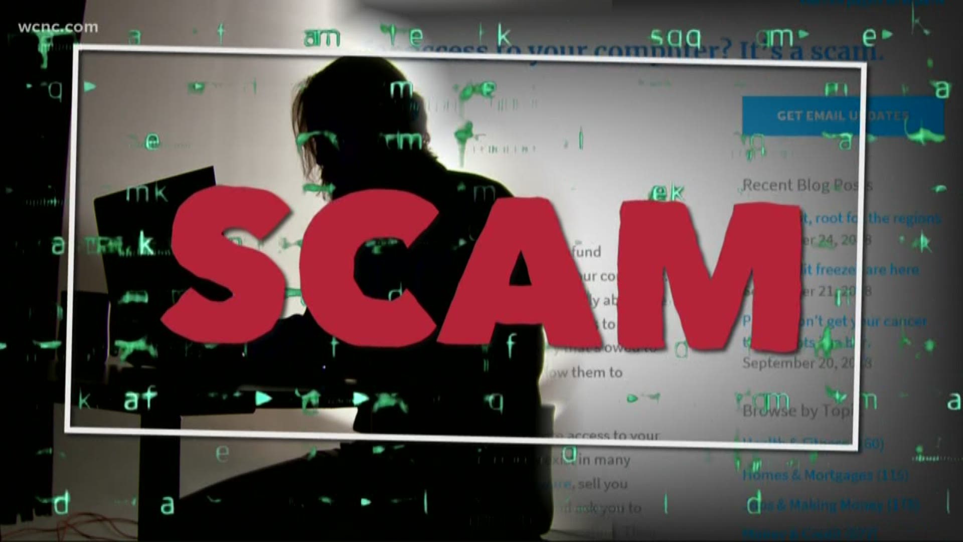 A woman reached out to NBC Charlotte after she got a phone call from scammers saying they had detected fraud activity on her computer.