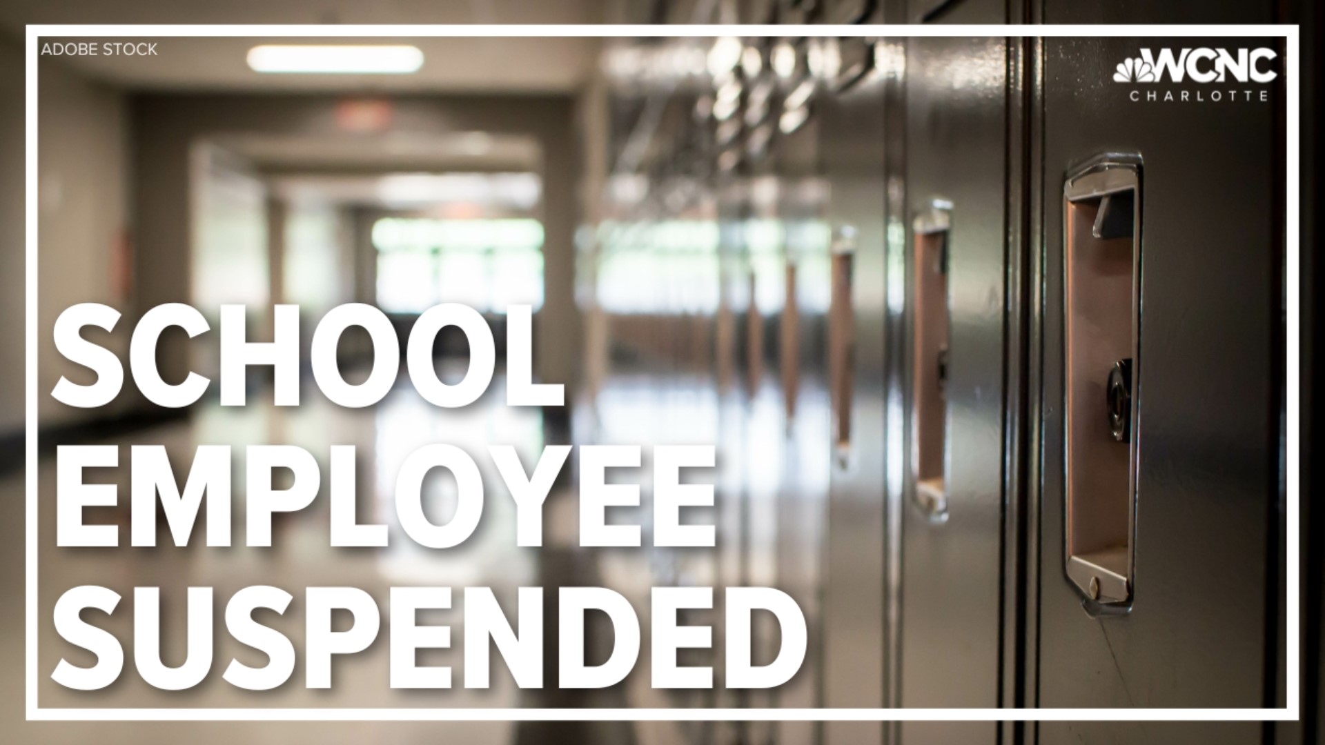 The employee, whose name was not publicly released, has been placed on paid suspension, according to the school district.