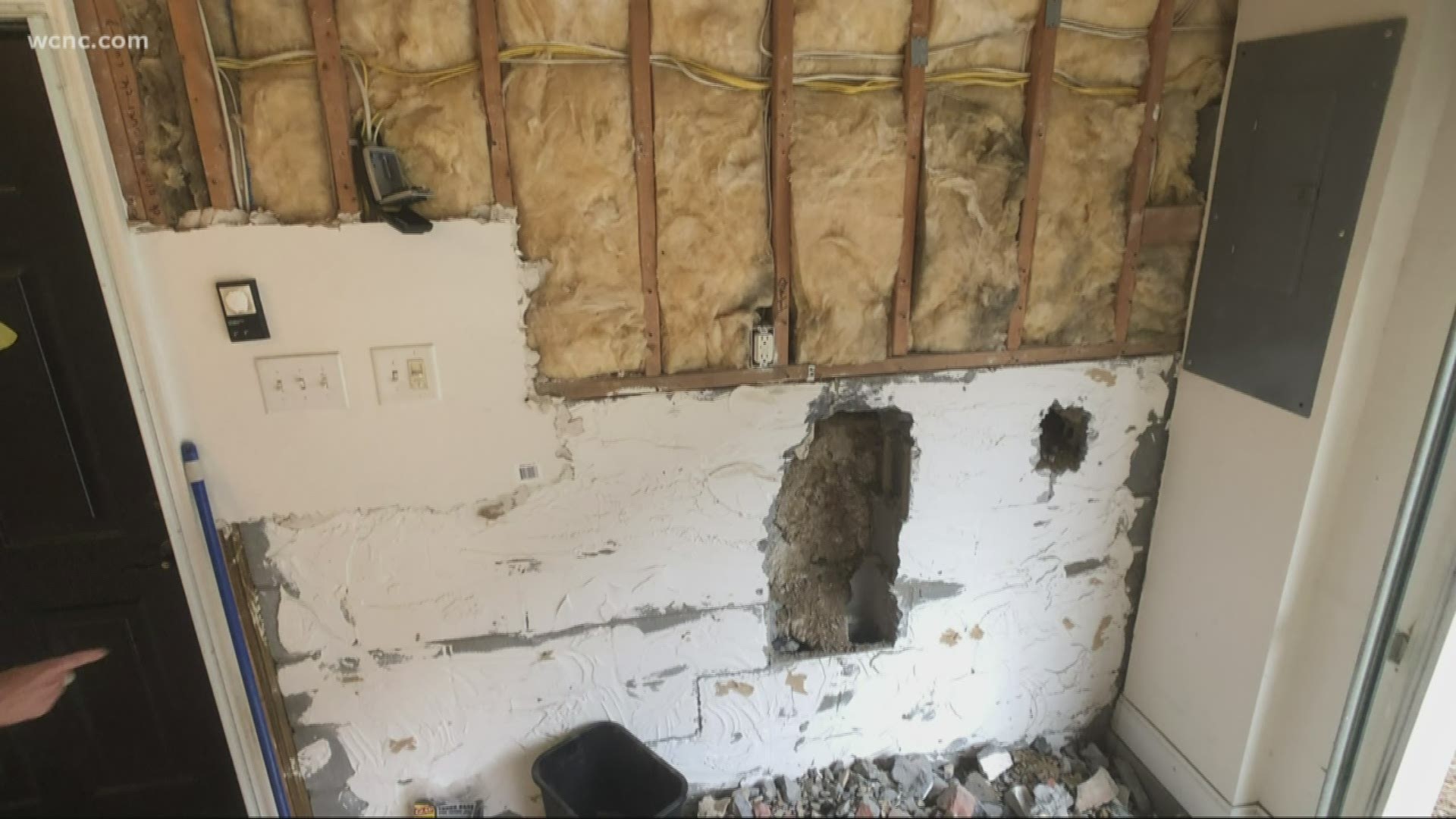 A Charlotte woman says the townhome in Ayrsley was built with serious and potentially life-threatening defects.