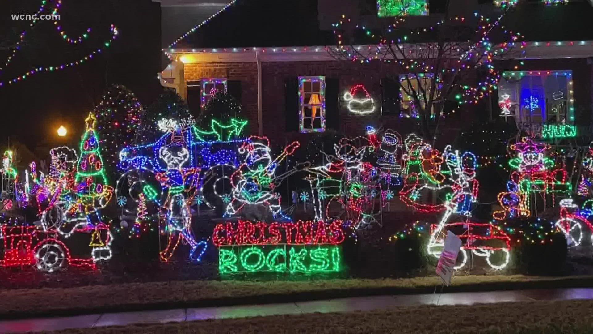 If you're staying in town or hosting family this year, driving around to look at Christmas lights is always a great family-friendly activity.