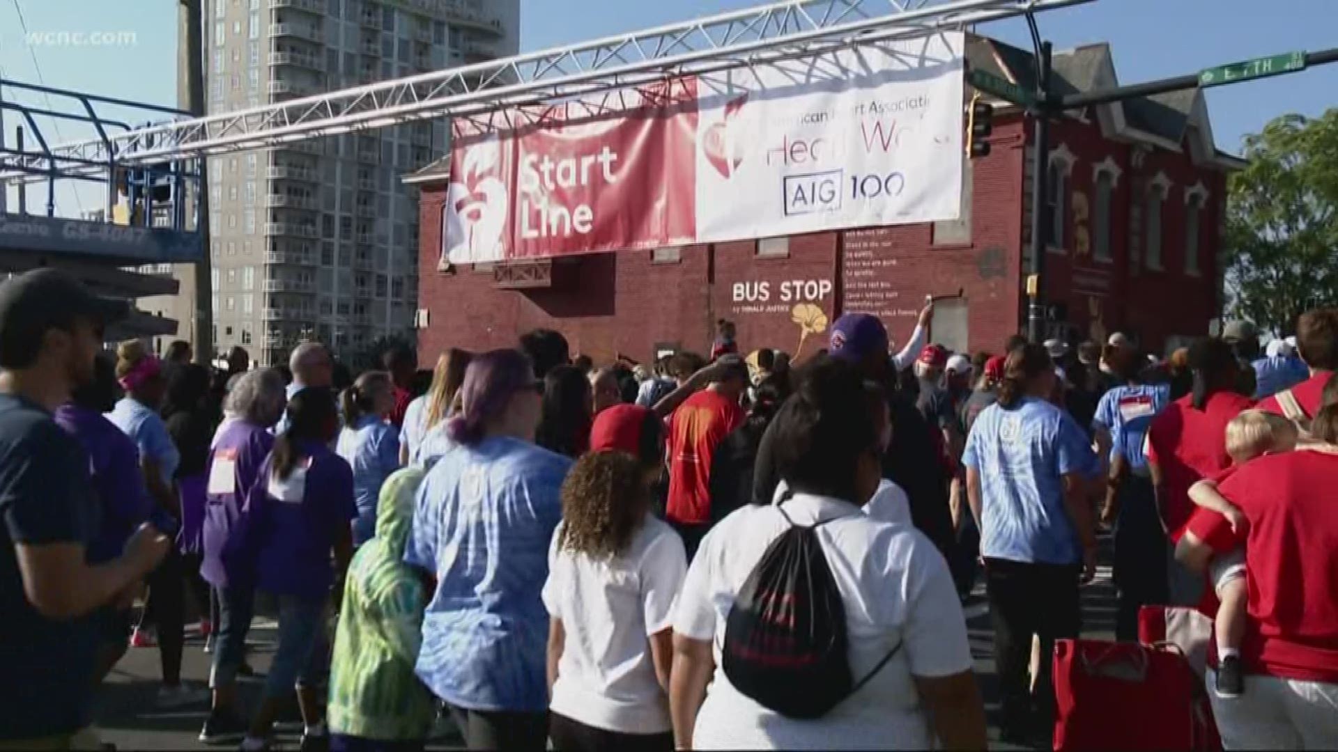 Thousands participate in Heart Walk this weekend in uptown Charlotte