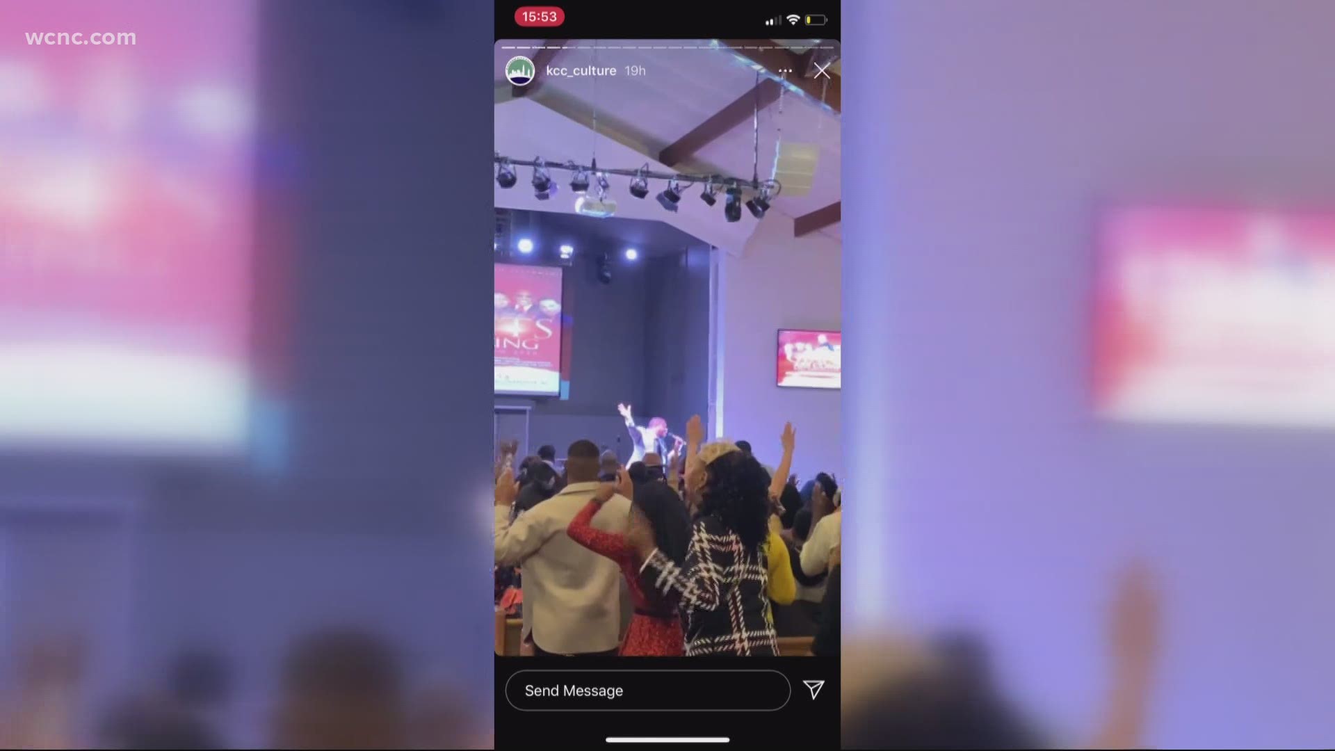 Congregants could be seen inside a jam-packed sanctuary at Kingdom City Church's 3rd Holy Convocation, "The Giants Are Coming," according public social media posts.