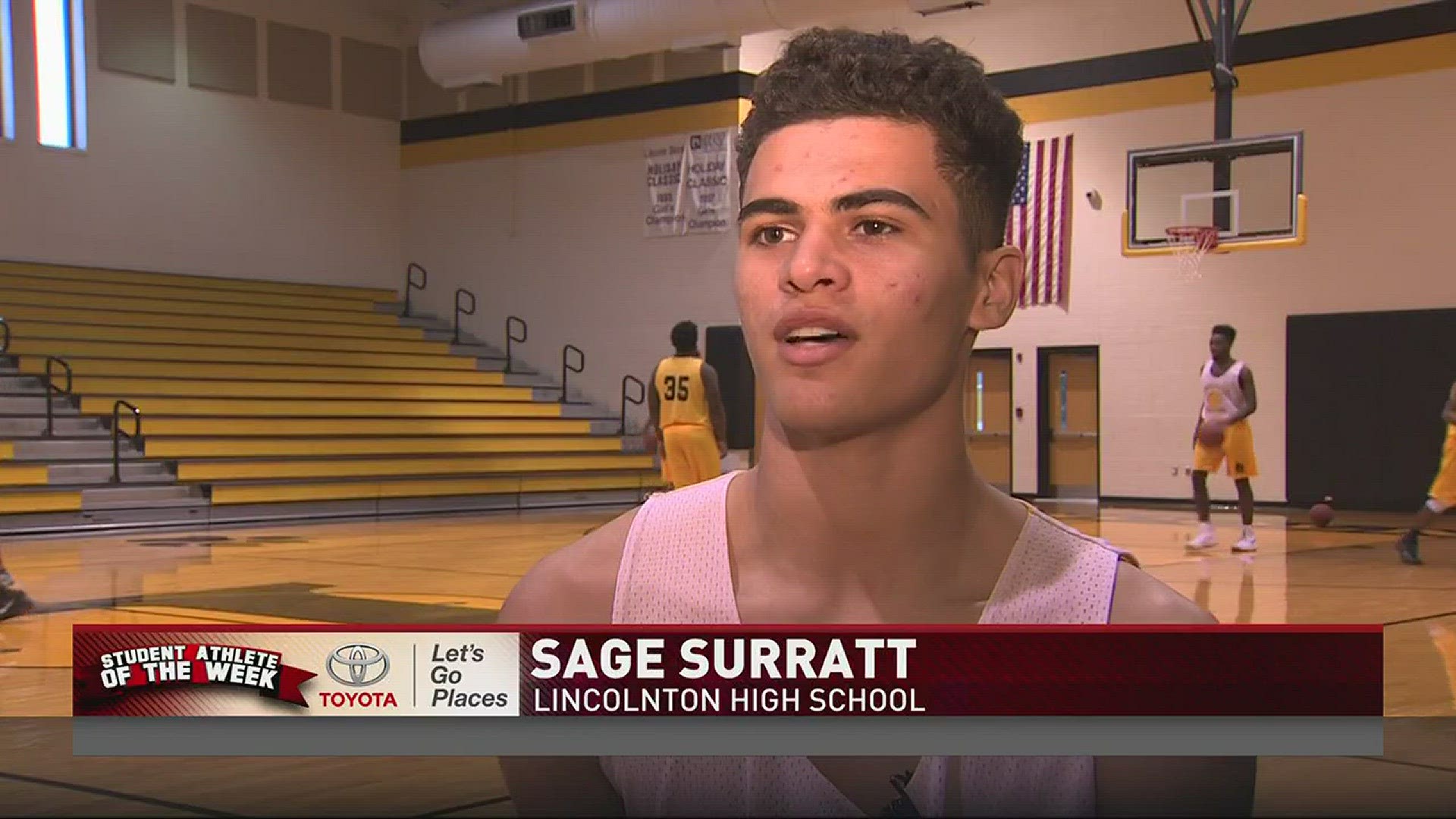 Our latest Student-Athlete of the Week is one of the best two-sport athletes in the state. Lincolnton High School's Sage Surratt will play college football next season, but right now, his main focus is on the hardwood.
