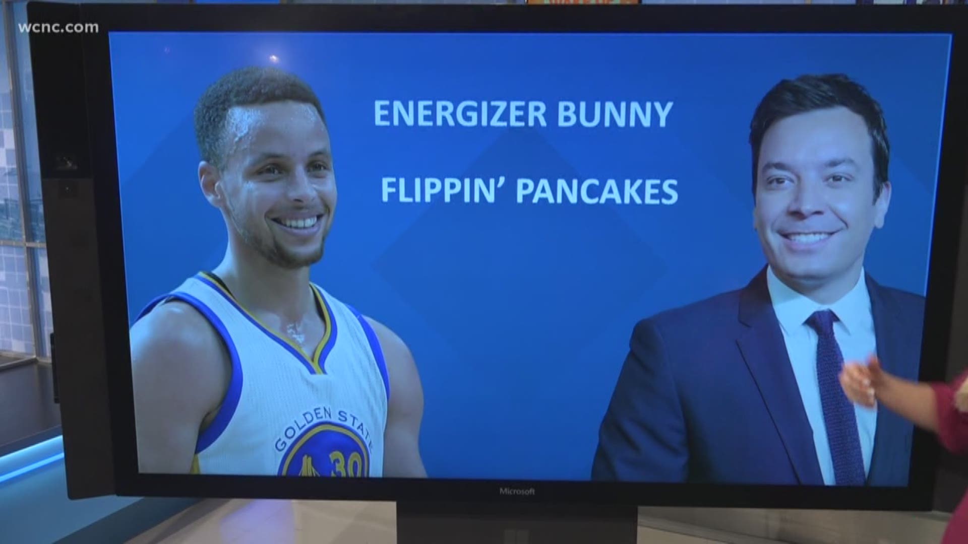 'Can of ham I'm out' Jimmy Fallon secretly slipped Steph Curry weird phrases to use during All-star interviews