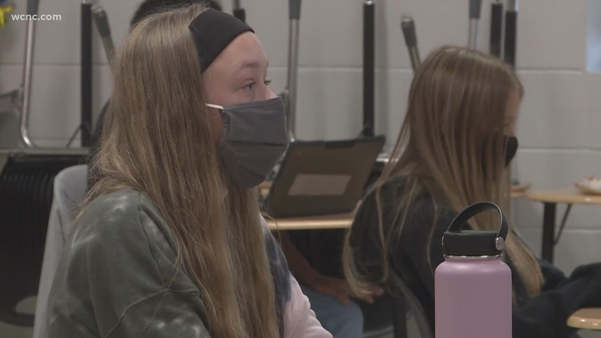 Masks are still required in Gaston County Schools after the school board voted Monday night to keep the mask mandate in place.