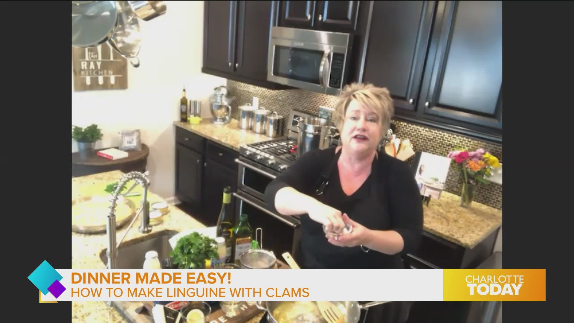 How to make linguine with clams with Chef Jill Aker-Ray