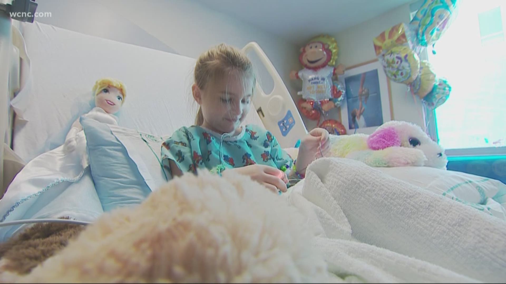 One Charlotte family is sharing their daughter's story after she's spent the last month in the hospital from flu-related complications.