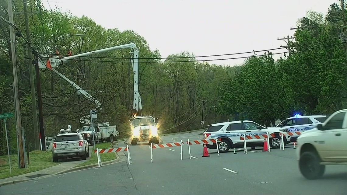 PinevilleMatthews Road in south Charlotte reopens after hourslong