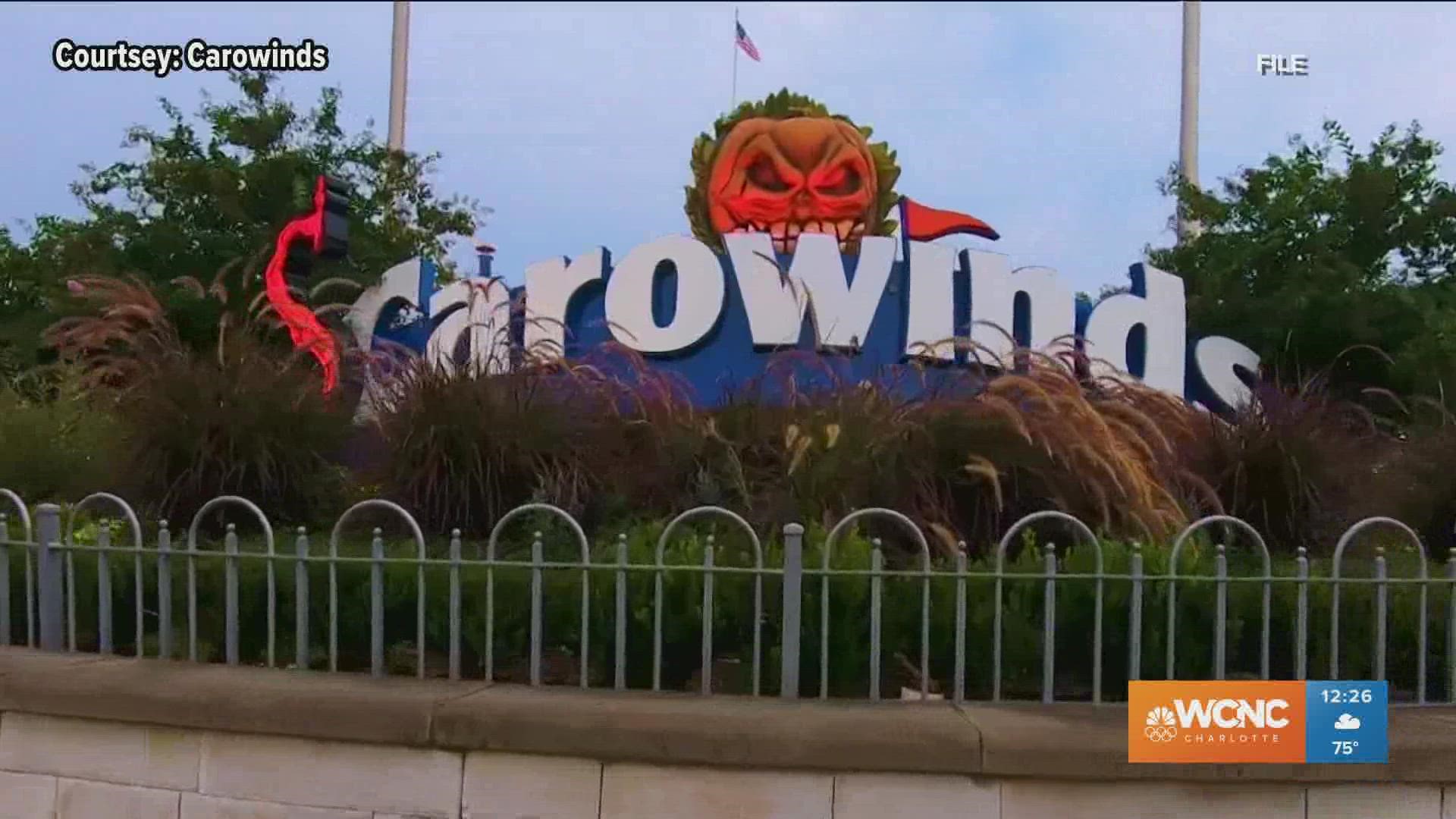 One of Charlotte's largest Halloween celebrations, SCarowinds, returns this weekend and runs through the end of October.
